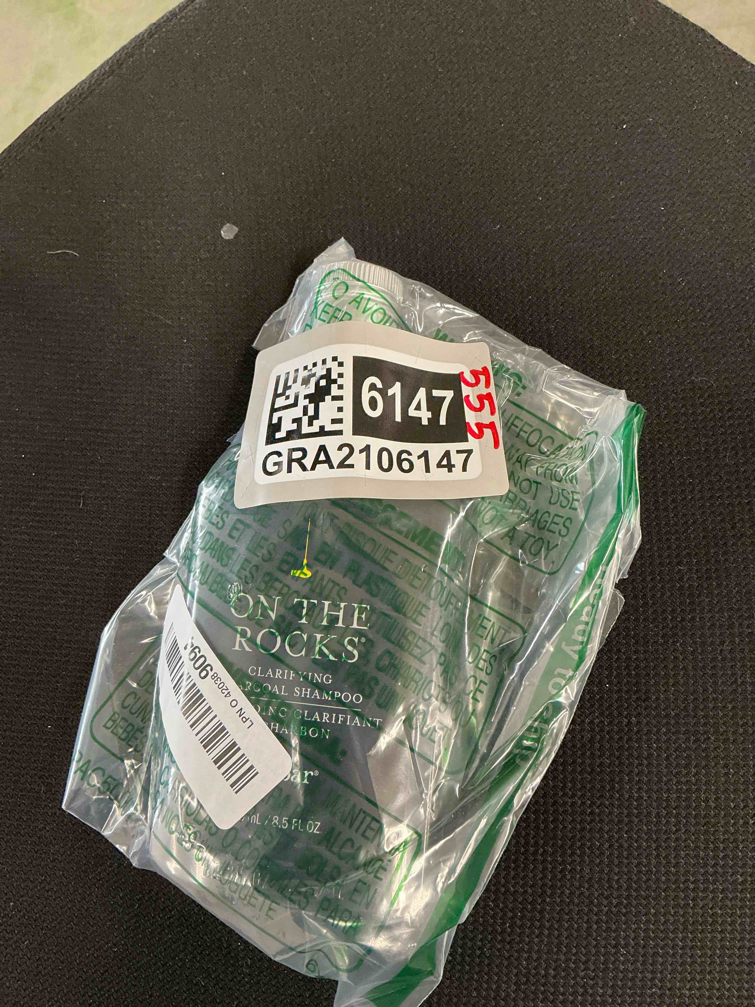 Condition photo showing New/Like New for Drybar On The Rocks Clarifying Charcoal Shampoo Hair Care  8.5 oz