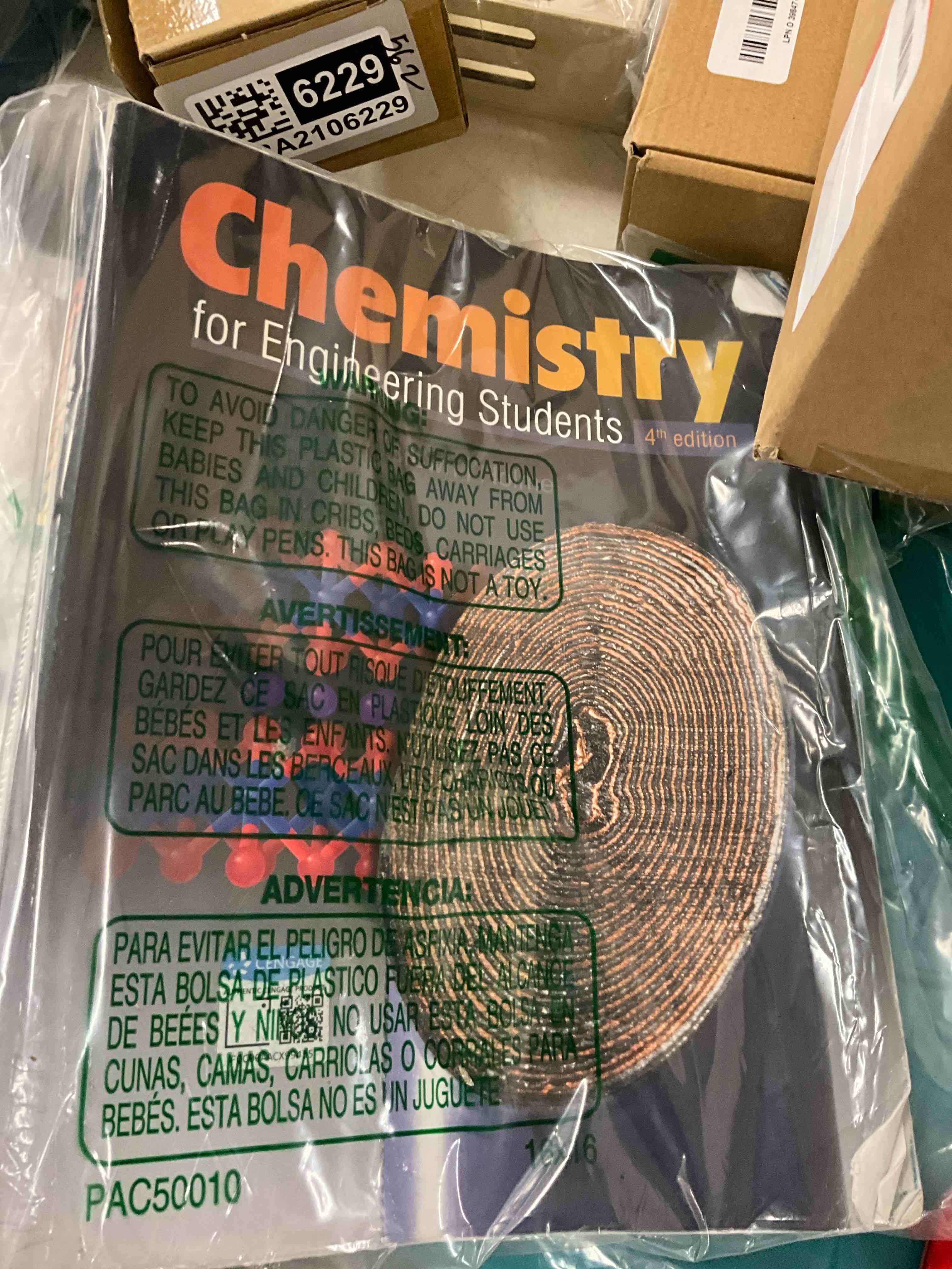 Condition photo showing Good Condition for Chemistry for Engineering Students paper cover