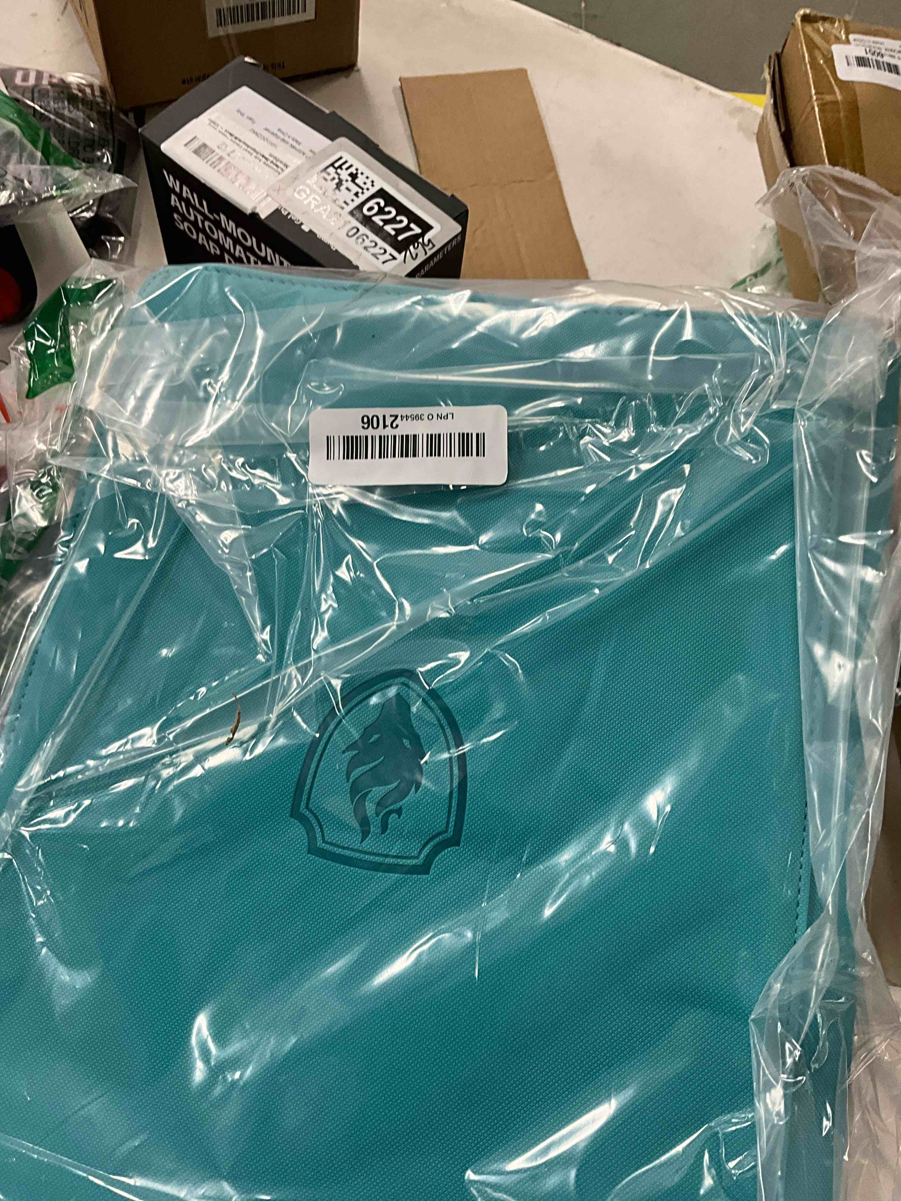 Condition photo showing Good Condition for Premium Card Binder 9 Pocket, Fabmaker PU Cover Trading Card Binder for 360 Cards, Sturdy Card Collection Album, Card Holder Folders for YuGiOh, MTG, TCG, Game Cards & Sports Cards, Turquoise 360 Pockets Turquoise