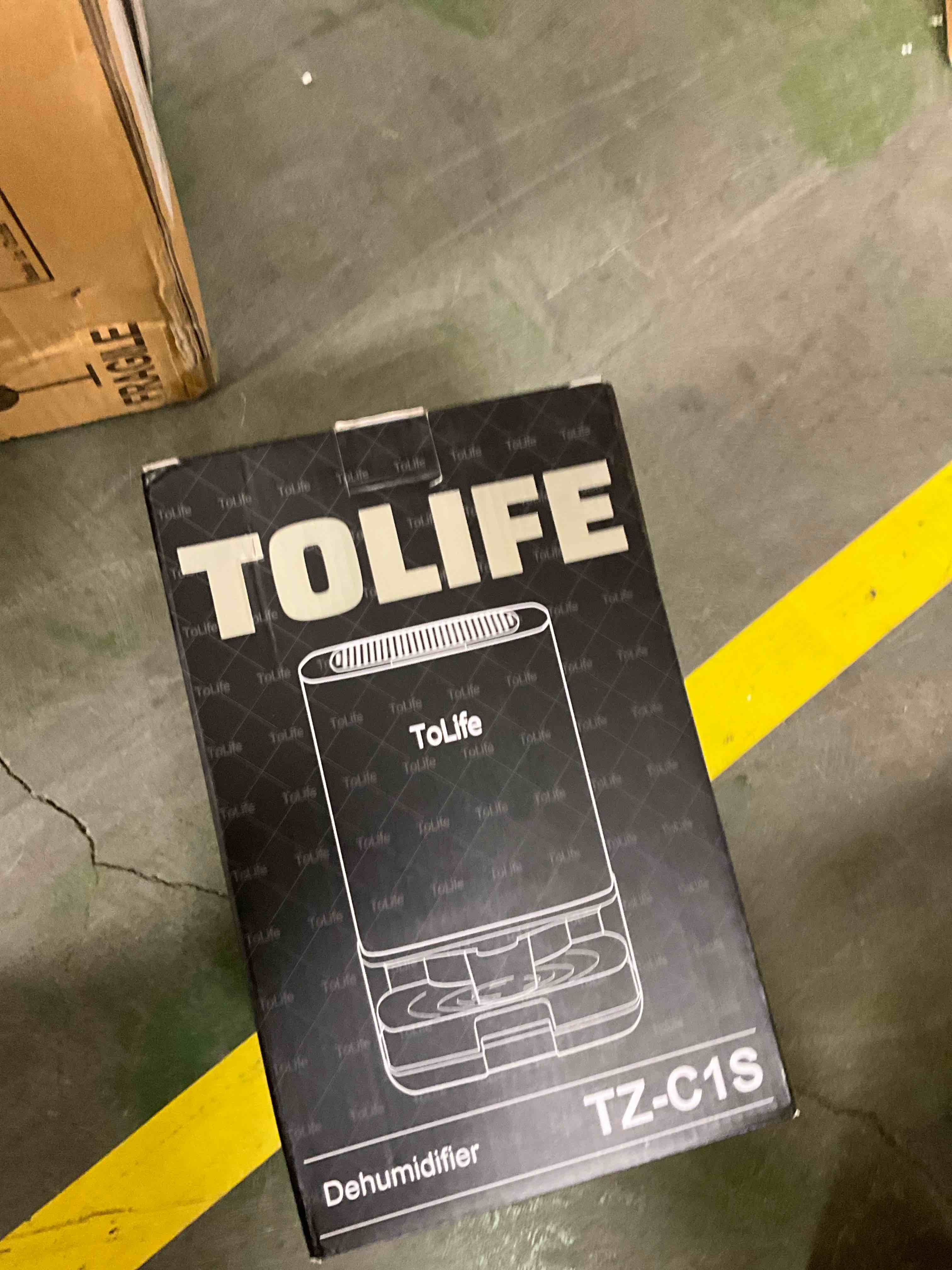 Condition photo showing Good Condition for ToLife Dehumidifiers for Home 30 OZ Water Tank with Auto-Off 500 sq.ft Portable Small Dehumidifier for Bathroom Bedroom RV Closet Room 7 Colors LED Light, Gray Grey