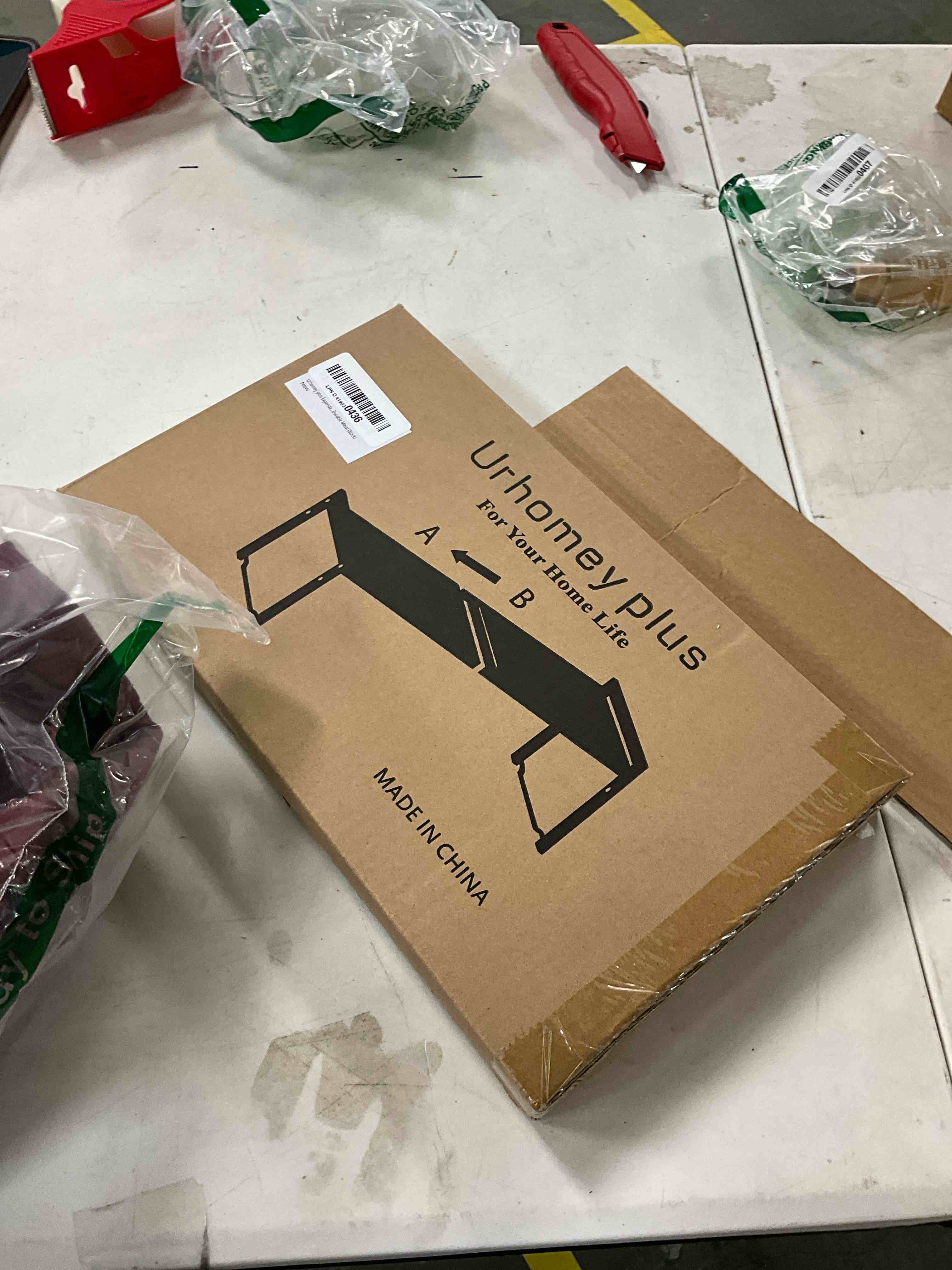 Condition photo showing Good Condition for Expandable Cabinet Shelf Organizer 16-26" L Stackable Kitchen Counter Shelf Rack Sink Riser Countertop Storage Black (Normal 7.9”D) Black - 1 Pack 7.9”D (normal)