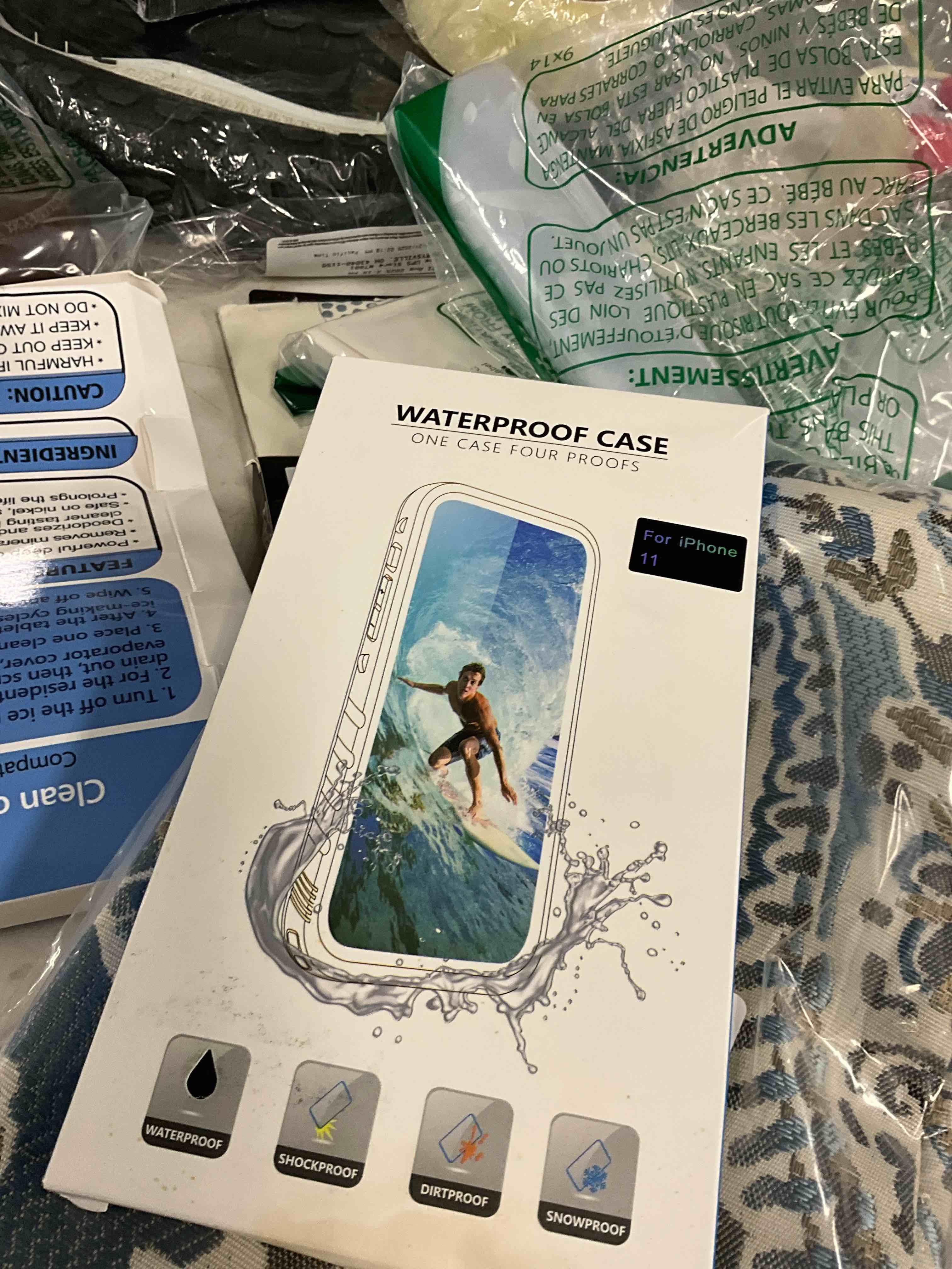 Condition photo showing Good Condition for for iPhone 11 Case,Shockproof Dropproof Dustproof,3-Layer Full Body Protection Heavy Duty High Impact Hard Cover Case for iPhone 11 6.1 inch,Black