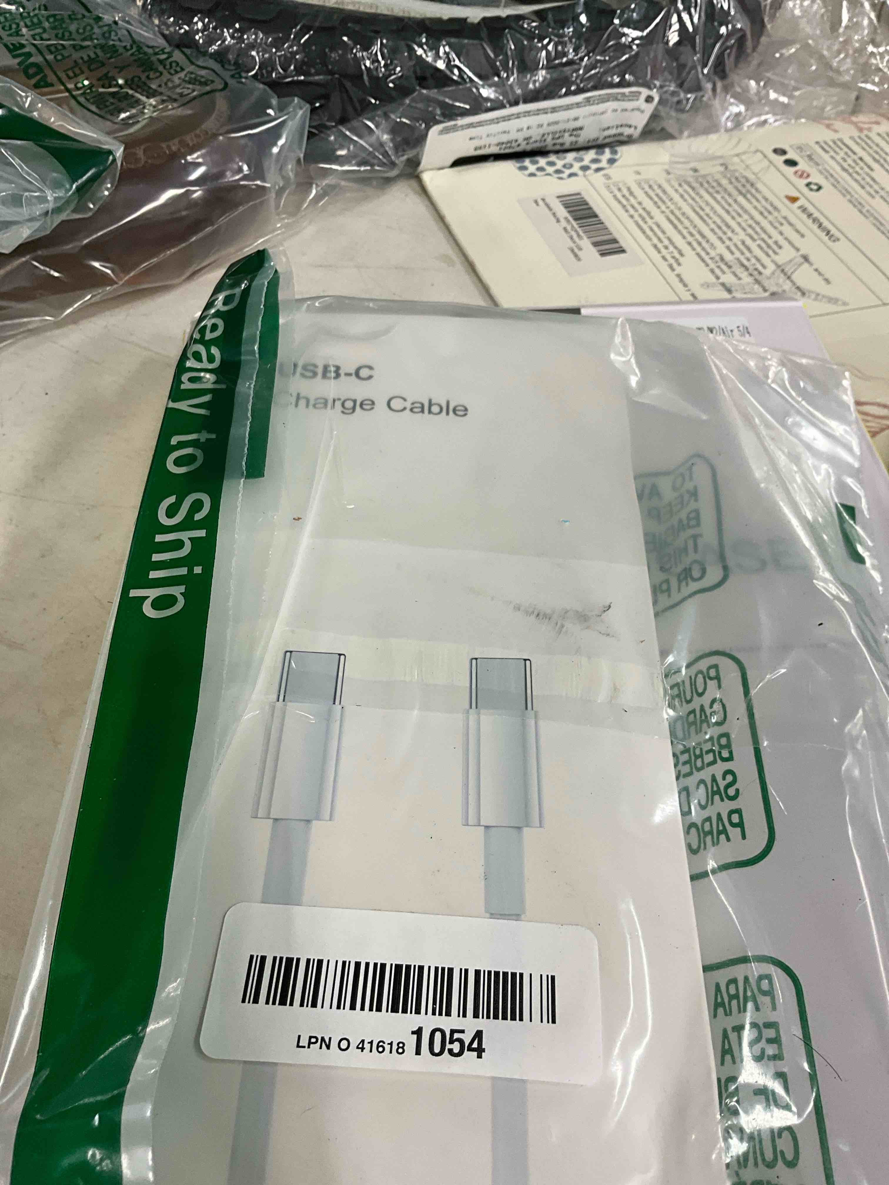 Condition photo showing Good Condition for 3-Pack [3.3FT+6.6FT+10FT] 60W USB C to USB C Cable, Type C to Type C Cable,Fast Charging Cable for iPhone 17 16 15 Pro Plus Pro Max Air?for Galaxy S25, for iPad Pro/Air, for MacBook Pro/Air and More 10FT+6.6FT+3.3FT White 3