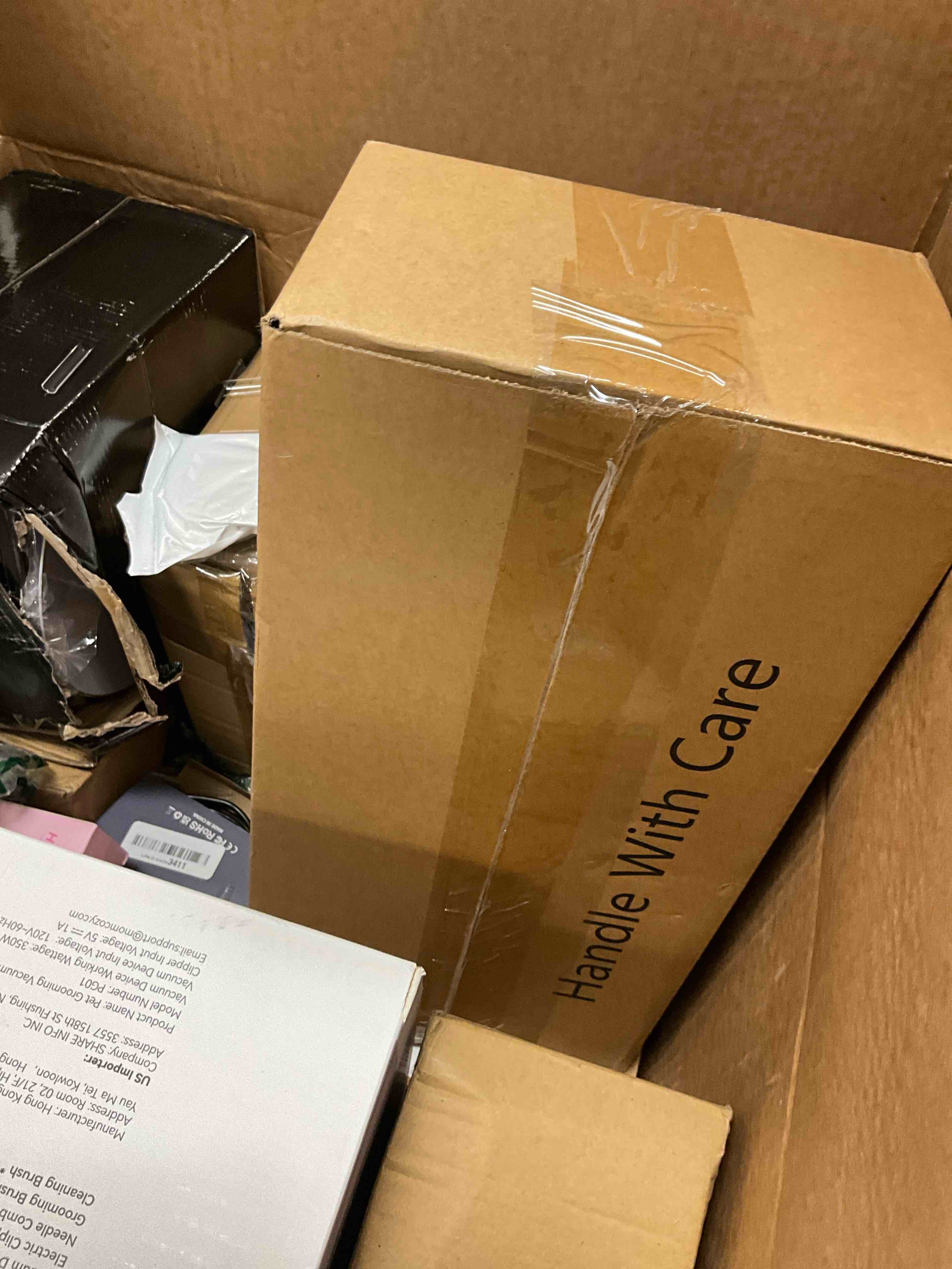 Condition photo showing Good Condition for KAQAHIDO Extra Large 4 Tier Serving Tray Set, 34x22x10 inch Wave Edge Melamine Dessert Table Display Set, Tiered Trays Stand for Party Buffet Entertaining, Gold and White