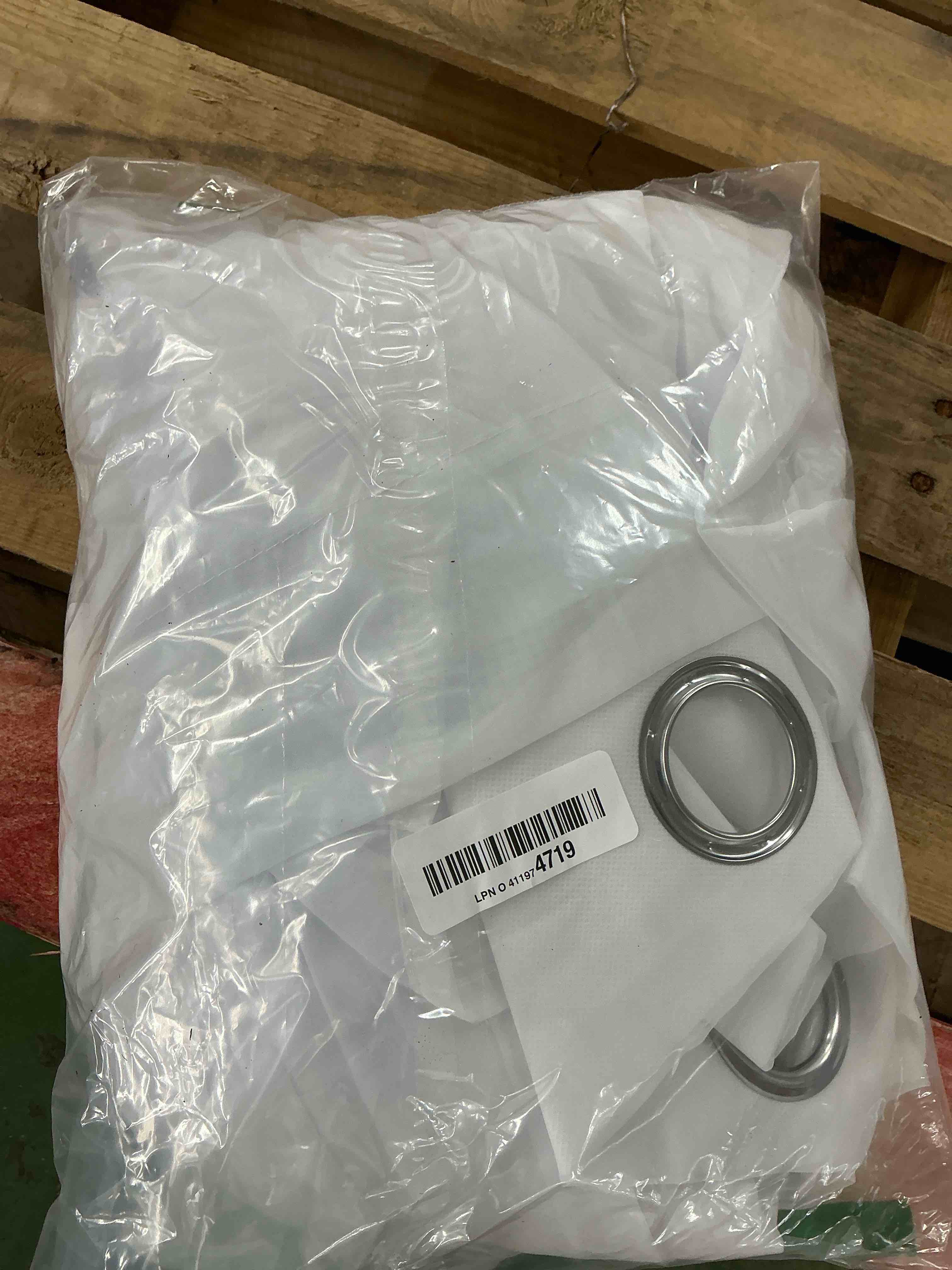 Condition photo showing Good Condition for NICETOWN White Sheer Curtains & Drapes 96 inches Long for Living Room - Grommet Top Solid Lightweight & Airy Gauzy Window Treatments with Light Filtering for Bedroom, 2 Panels, W54 x L96 White 54"W x 96"L (Pack of 2)