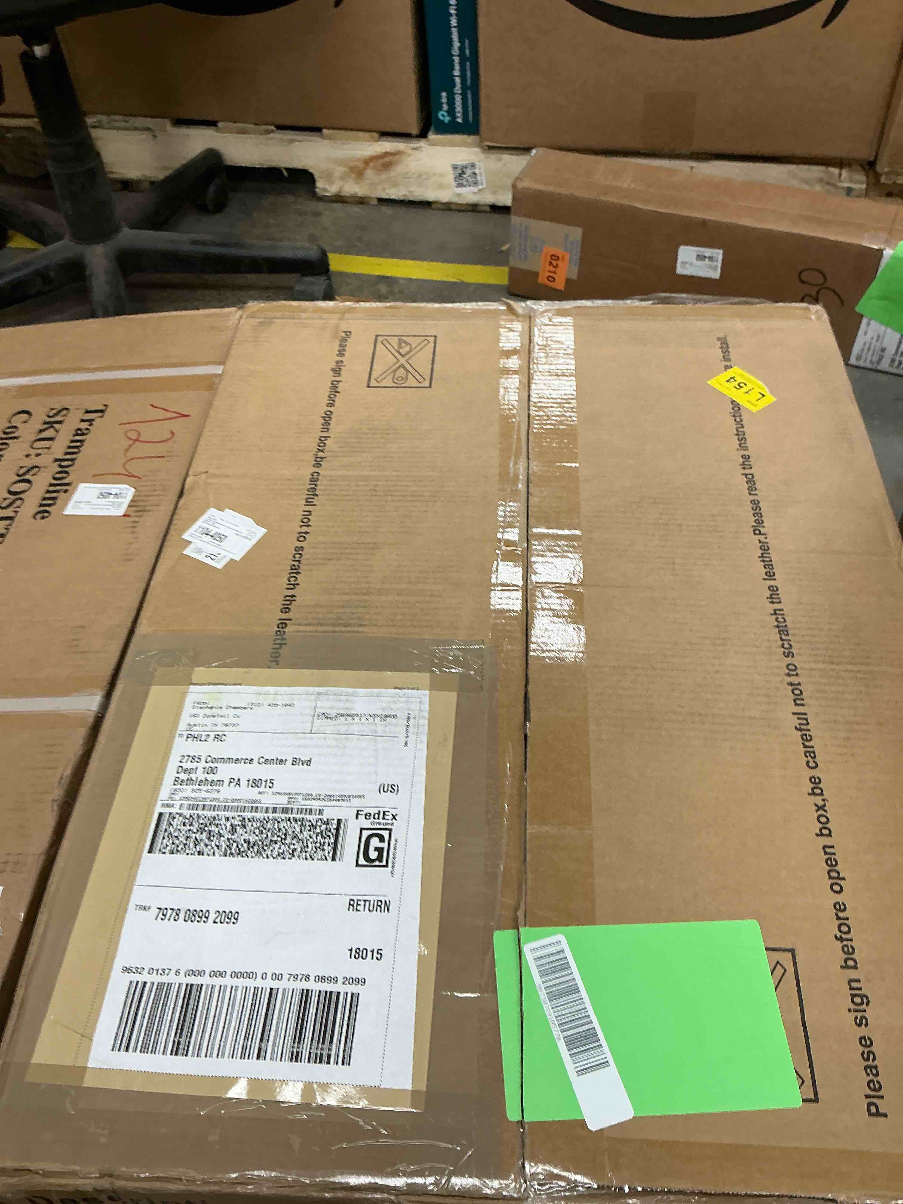 Condition photo showing New/Like New for JONPONY Big and Tall 500LBS Gaming Chair, Ergonomic Design, Gamer Chair PU Leather with Footrest and Lumbar Support, High Back Office Chair Support 8 Hours Long Sitting,Red Computer Chair,Red