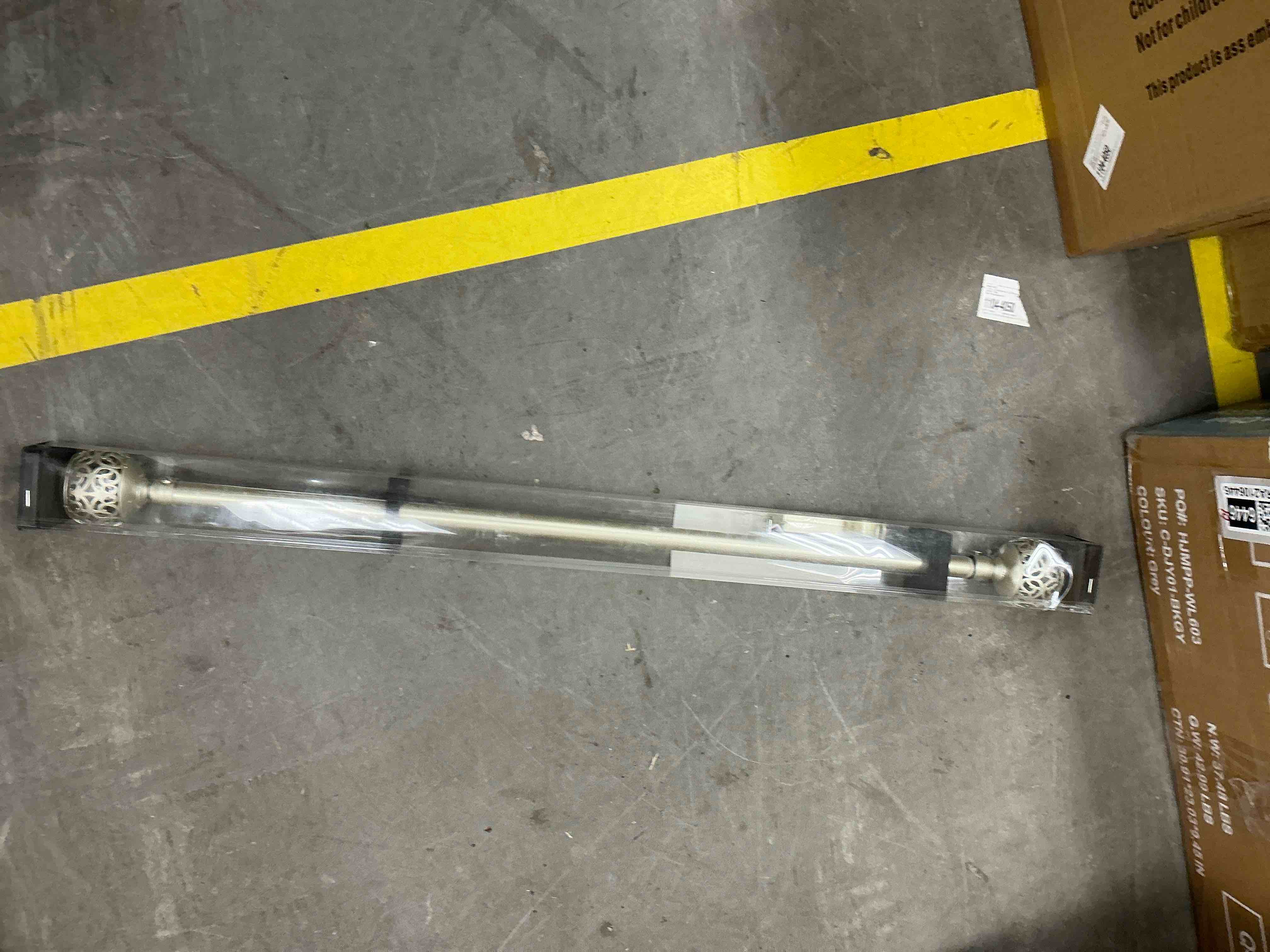 Condition photo showing New/Like New for H.VERSAILTEX Contemporary Single Curtain Rod  0.75 Inch and 0.75 Inch Nickel Ball Cage Adjustable 28-48 Inches