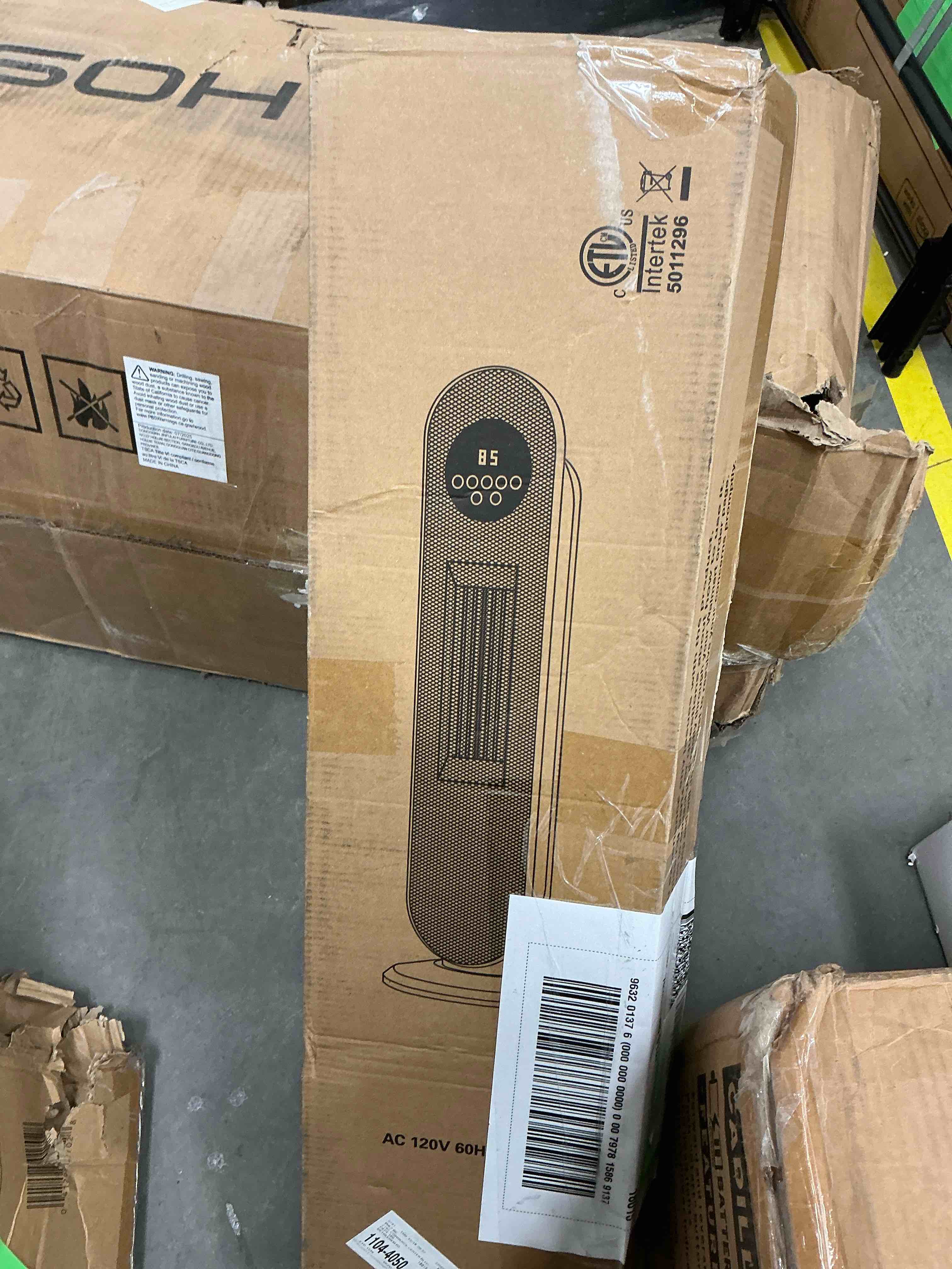 Condition photo showing New/Like New for NFTIGB 25" Space Heater for Indoor Large Room, 1500w Oscillating Electric Heaters with Remote Fast Heating,New