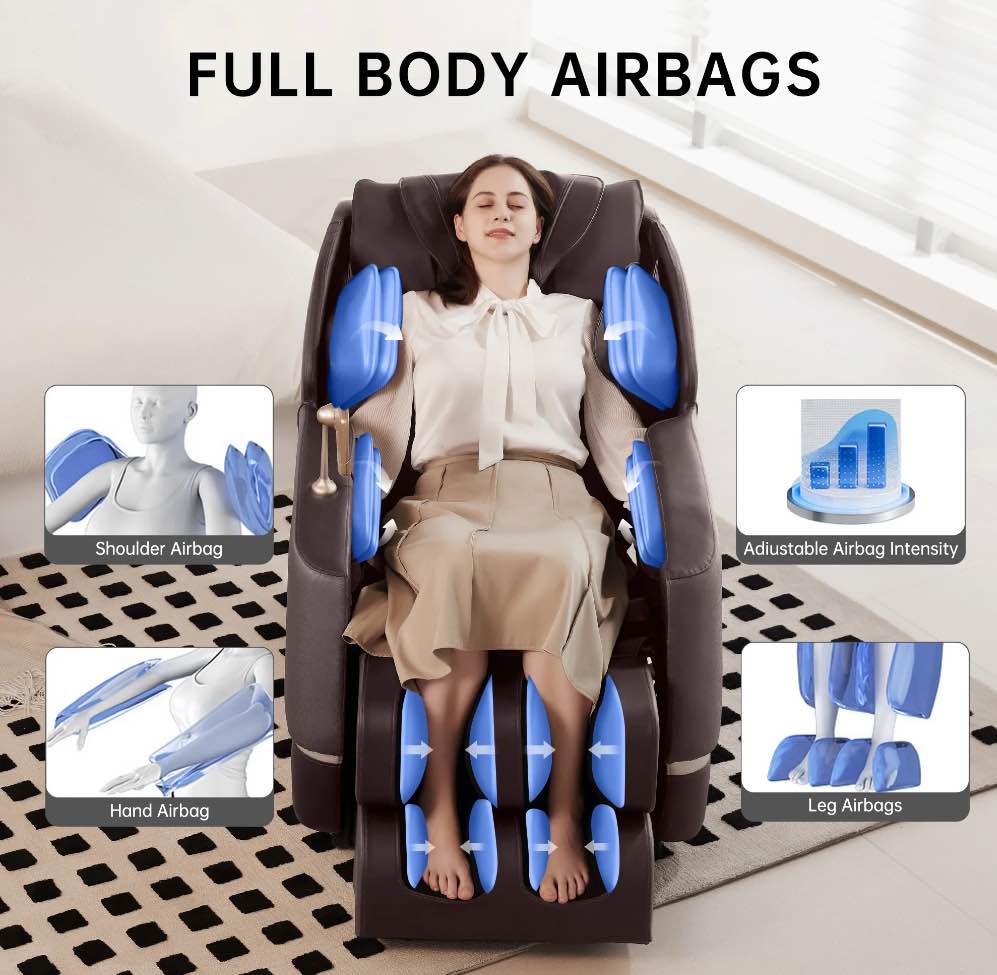 Condition photo showing Good Condition for Real Relax Full Body Zero Gravity Shiatsu Recliner Electric Massage Chair  Brown