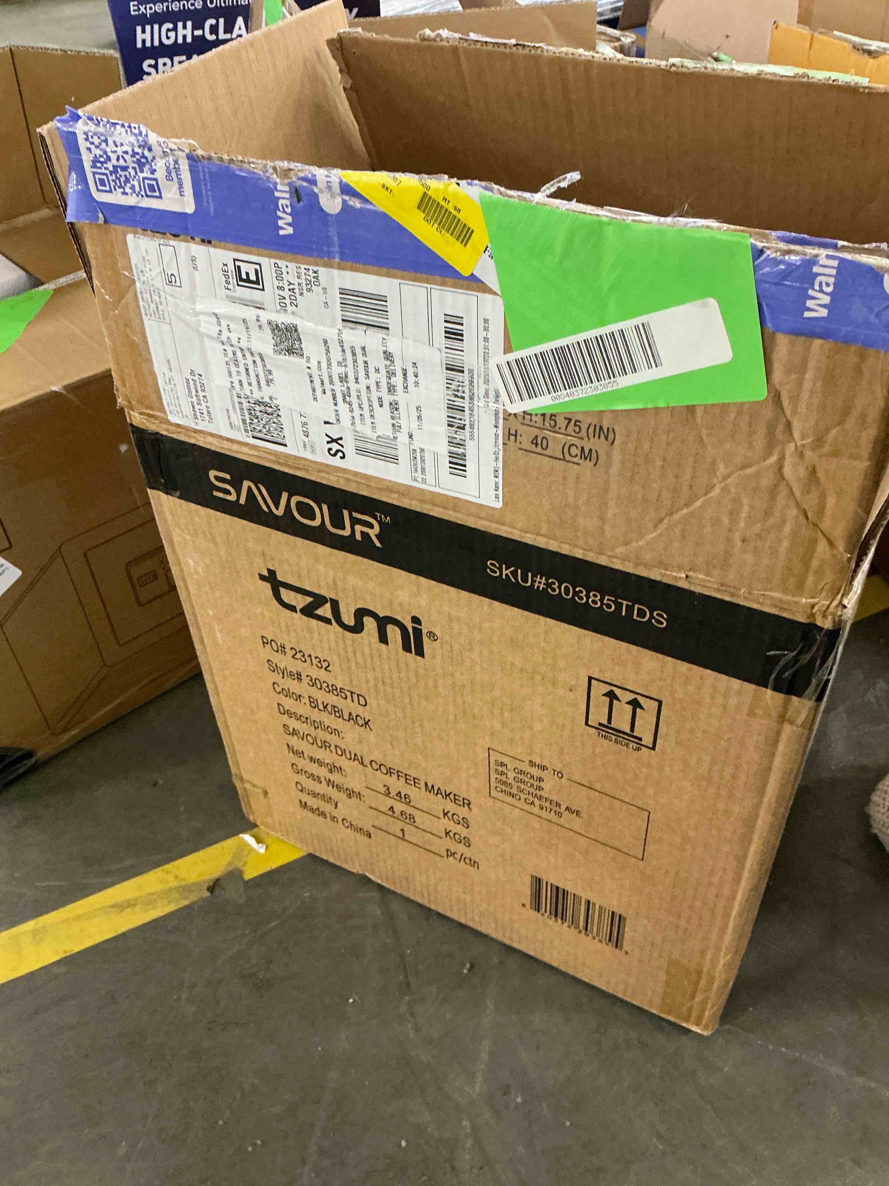 Condition photo showing New/Like New for Savour Dual Coffee Maker, Programmable 12-Cup Coffee Pot & Single Serve Coffee Machine