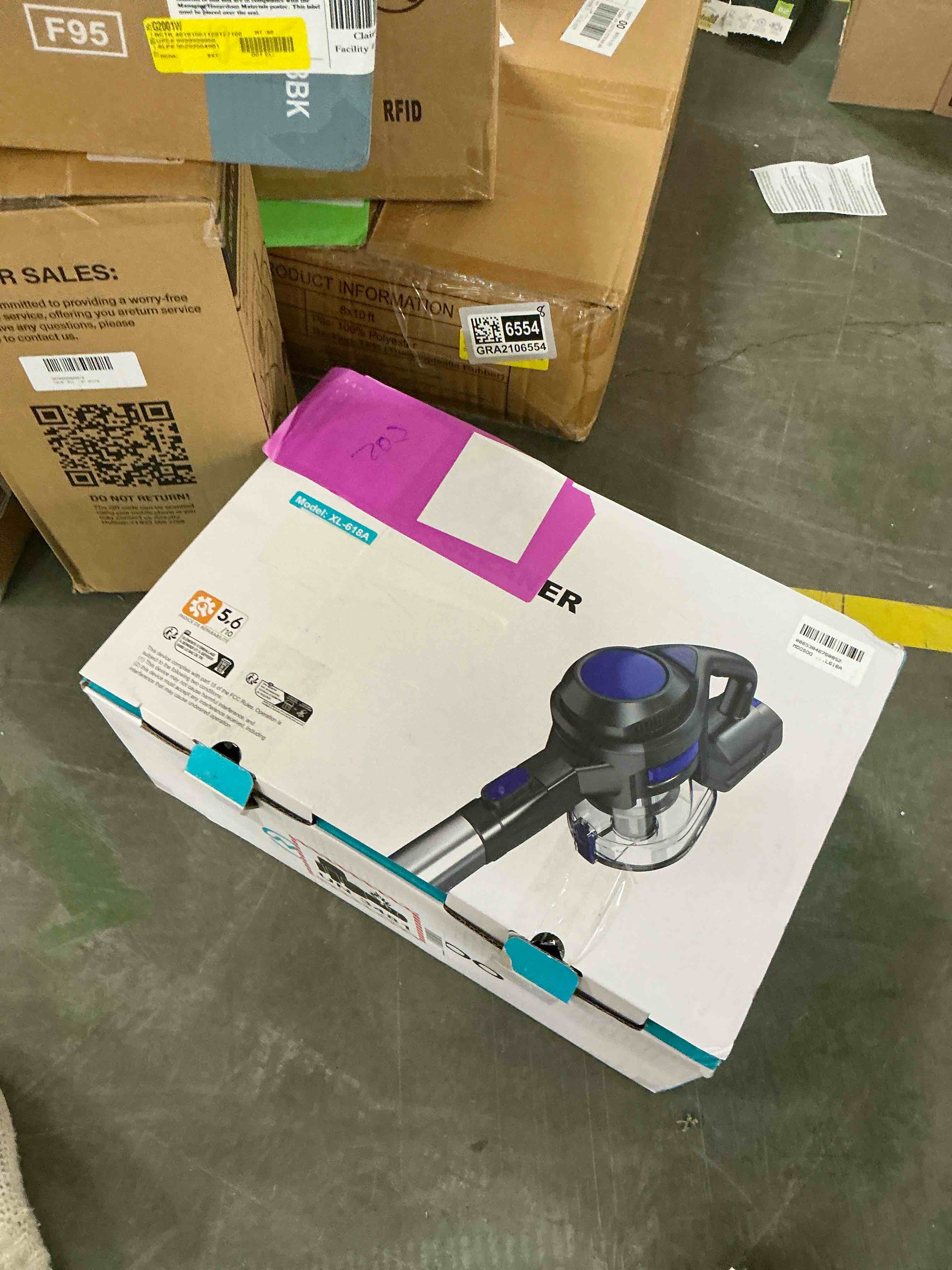 Condition photo showing New/Like New for MOOSOO Cordless Stick Vacuum Cleaner Lightweight for Carpet Floor Pet Hair Home XL-618A