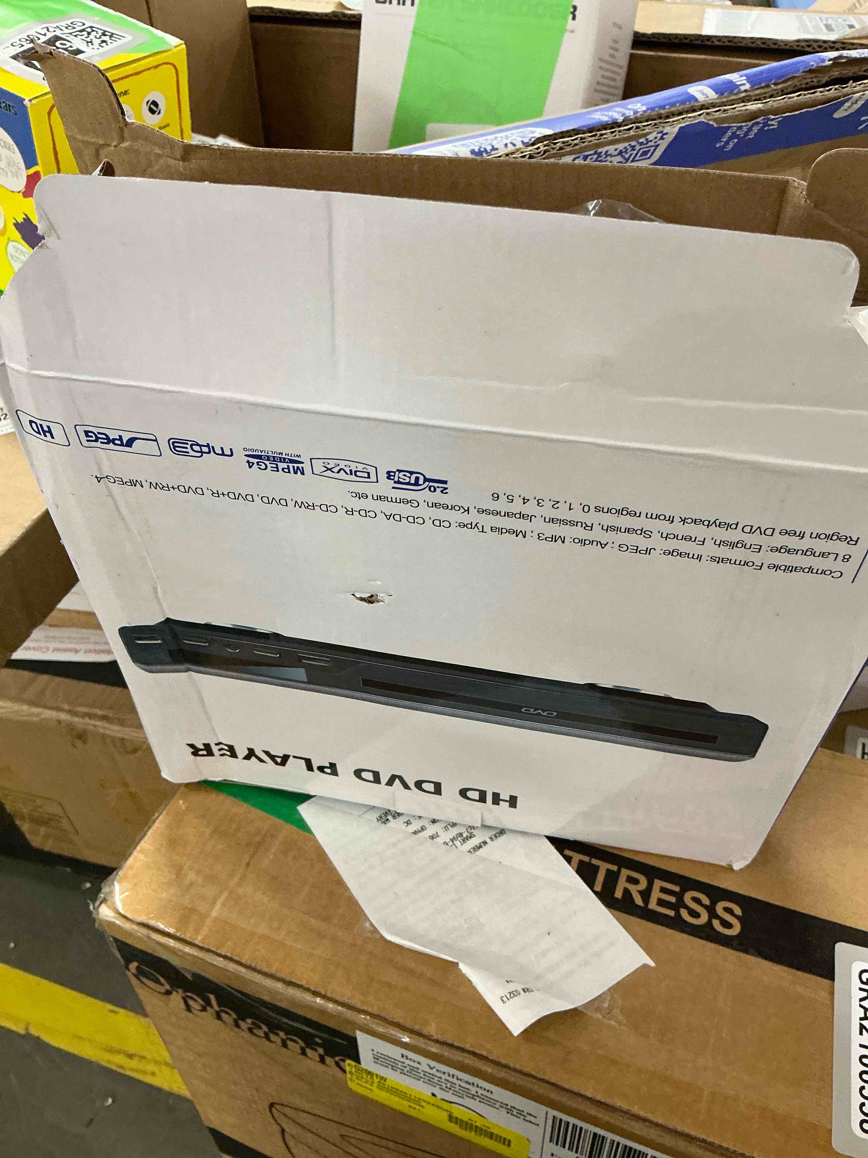Condition photo showing New/Like New for DVD Players for Smart TV, Simple DVD Player for Elderly, DVD Players that Play All Regions, CD Player with USB Input AV Cable for Home Stereo System, Black
