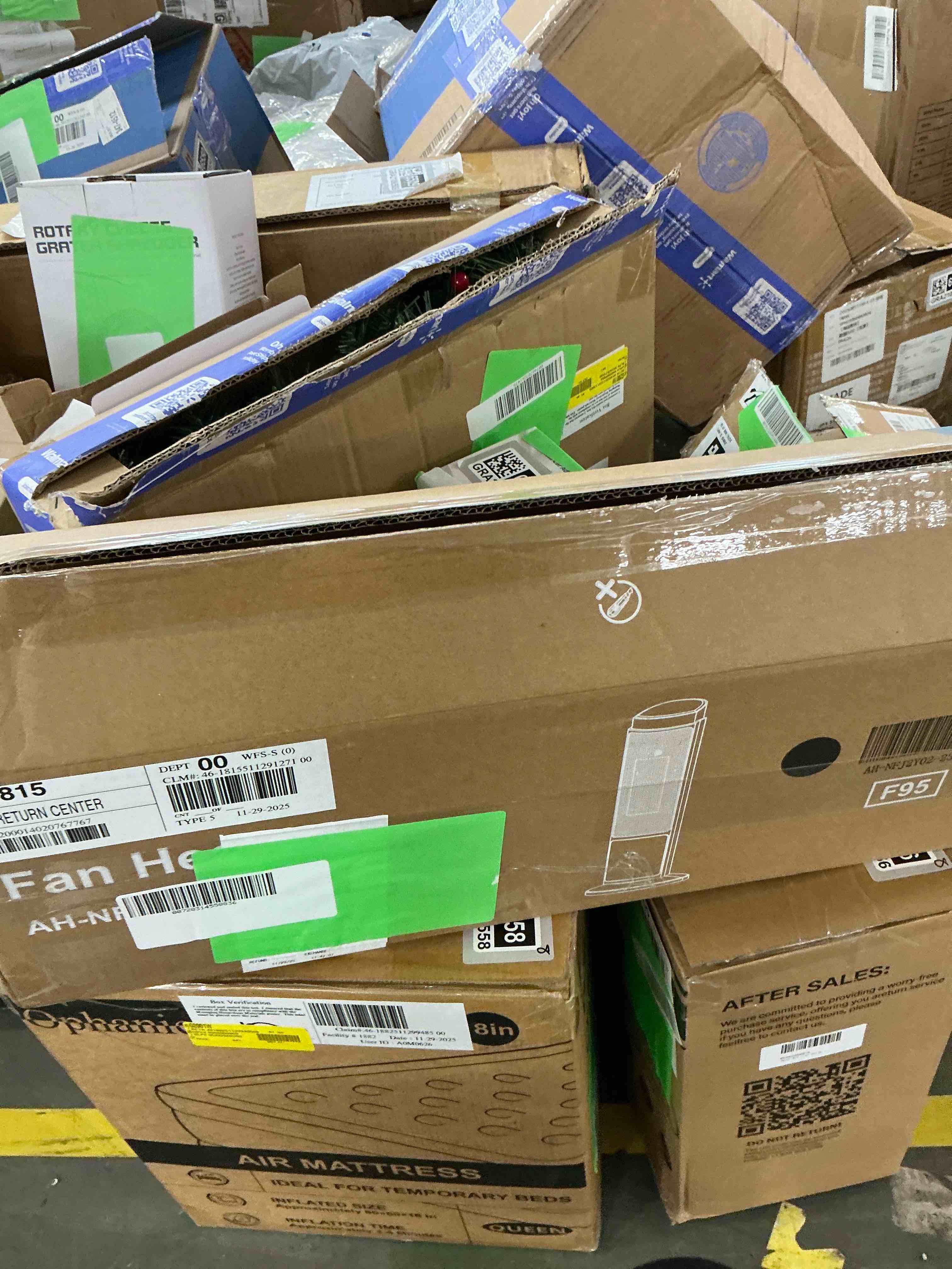 Condition photo showing Good Condition for EDX 1500W Space Heater for Indoor Use, 23" Electric Heater with 7 Light Colors, 70° Oscillation, Adjustable Thermostat & Remote, Tip-Over Protection, Black