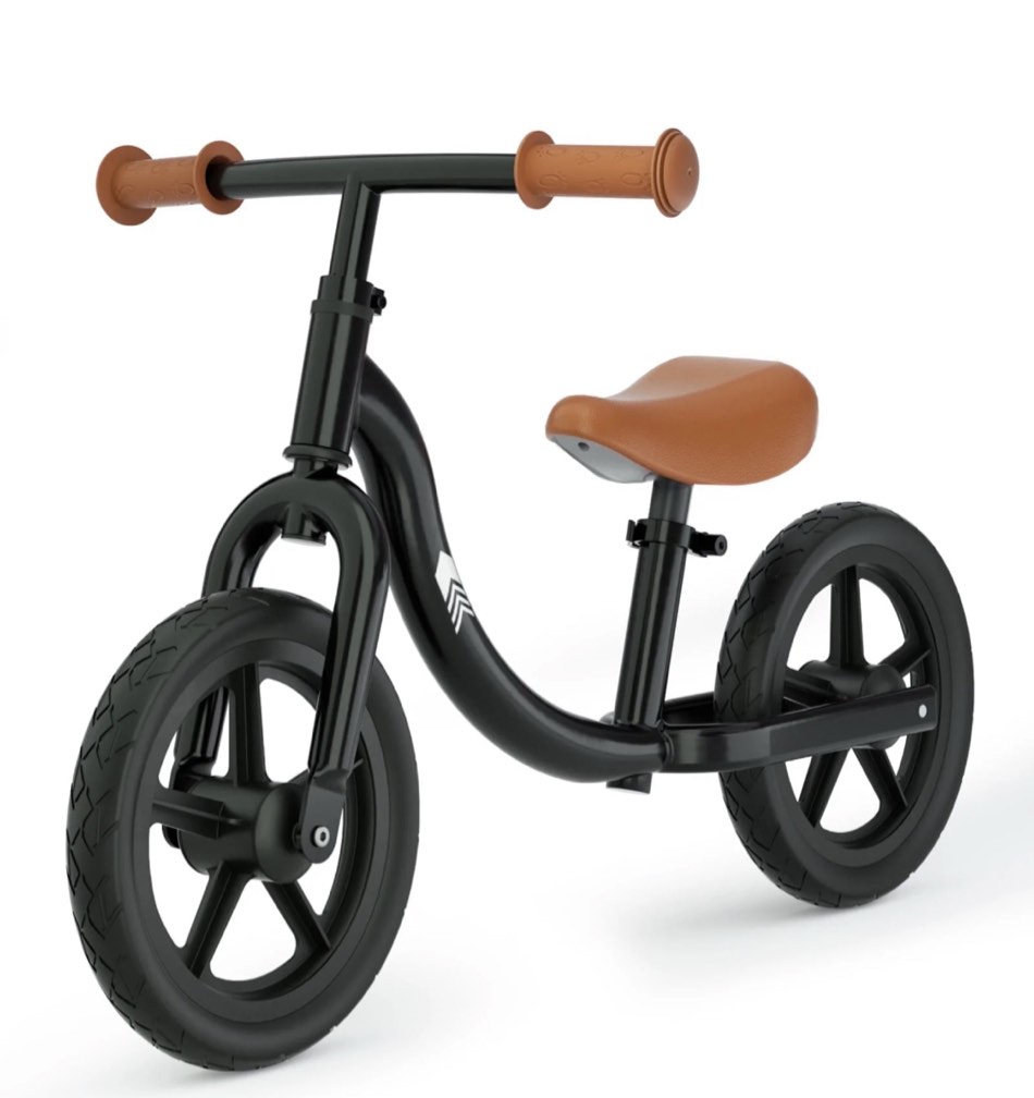 KORIMEFA Toddler Balance Bike - Lightweight Kids Toy Bike for 2, 3, 4, and 5 Year Old Boys Girls - No Pedal Training Bicycle with Adjustable Handlebar and Seat, Black