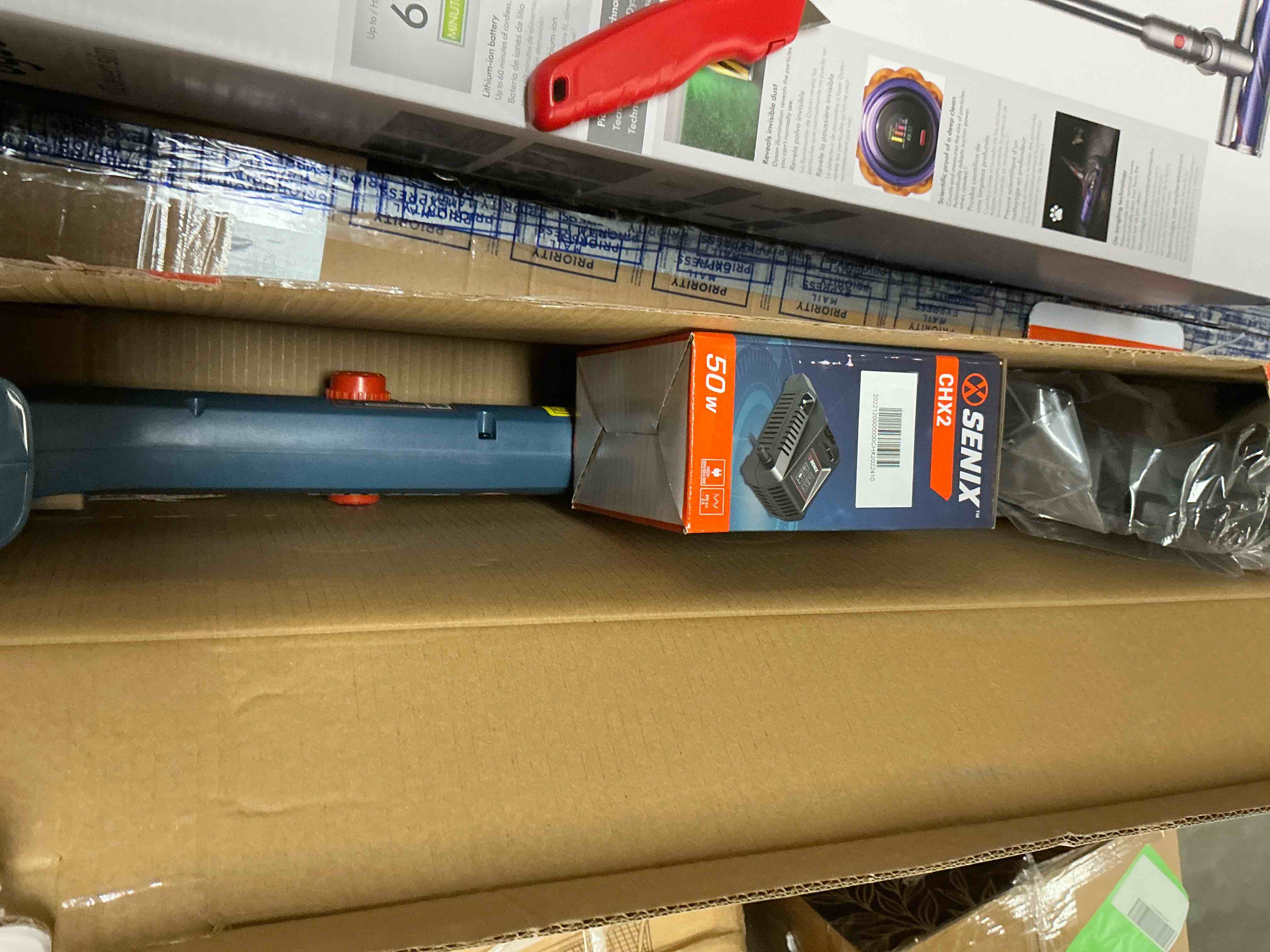 Condition photo showing Good Condition for SENIX 20 Volt Max* 10-inch Cordless Grass String Trimmer  Rotating & Telescopic Shaft for Trimming and Edging  Adjustable Head (Battery & Charger Included) GTX2-M