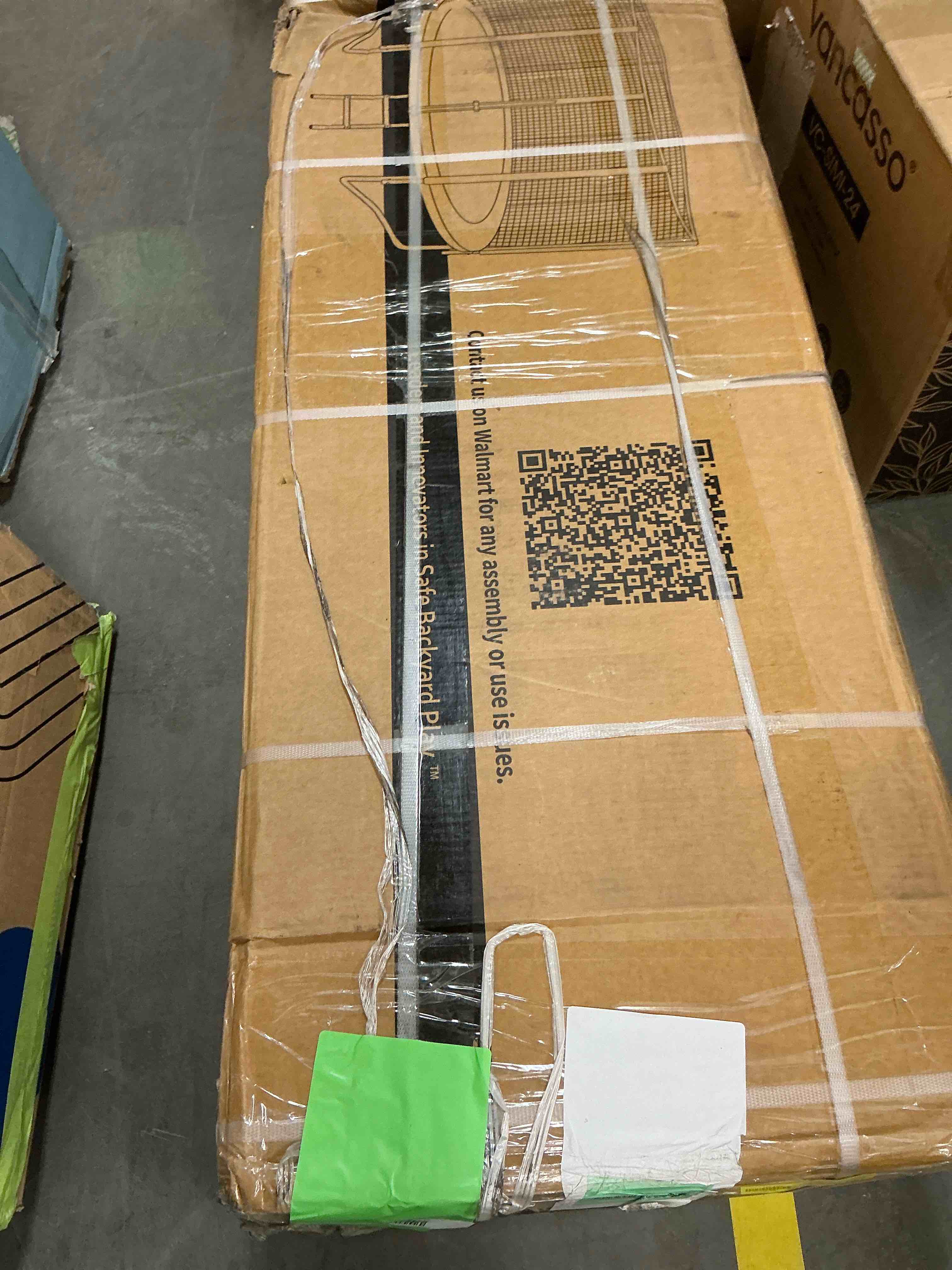 Condition photo showing New/Like New for YORIN Trampoline for 2-3 Kids, 8FT 10FT 14FT 12FT Trampoline for Adults with Enclosure Net, Ladder, Light, 800LBS Weight Capacity Outdoor Round Recreational Trampoline, Heavy Duty Trampoline