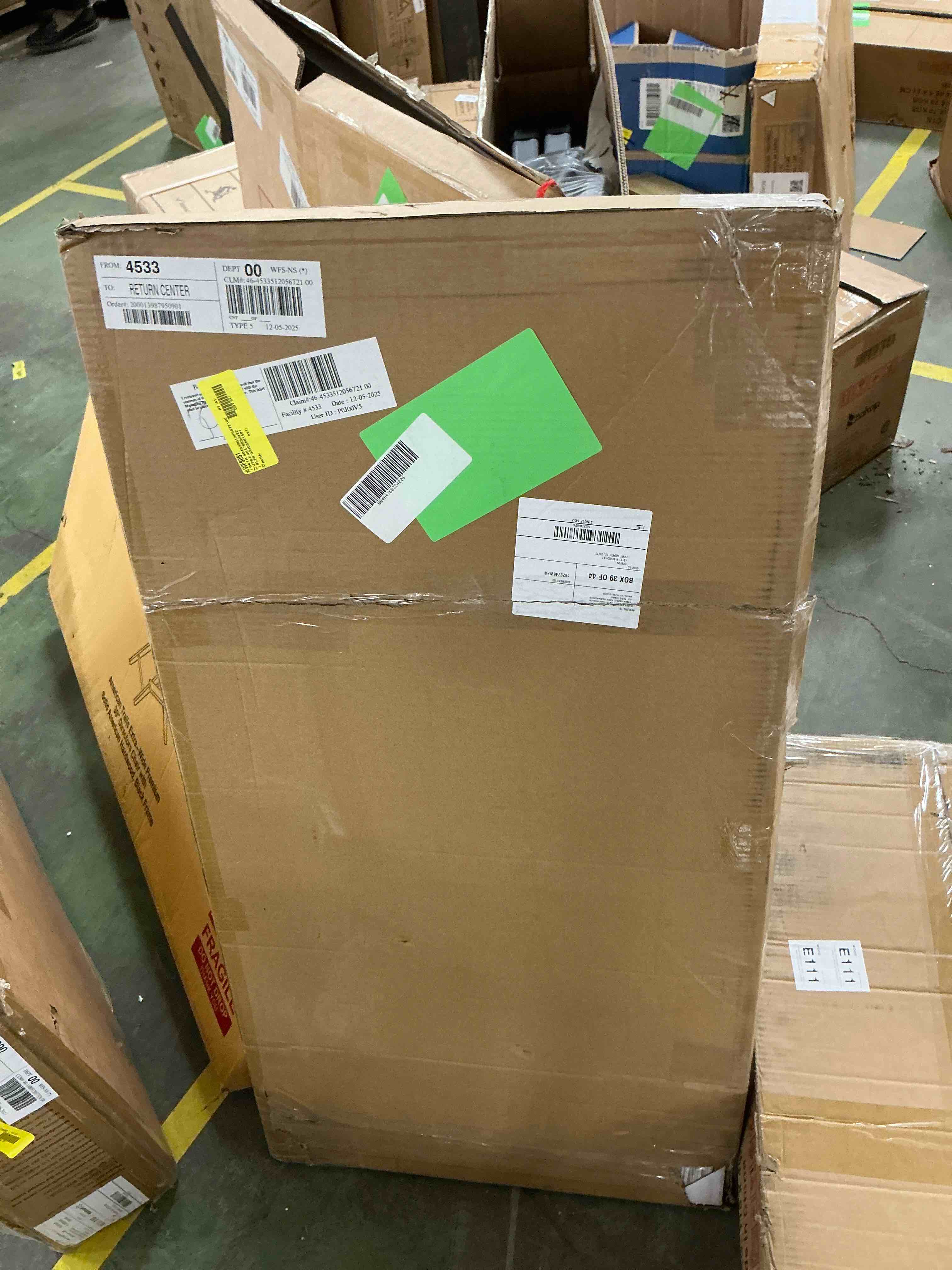 Condition photo showing As Is for SHENIFY Tree Wall Art Blue Nature Tree of Life Abstract Wall Art 20x40in Natural Framed Modern Large Panoramic Landscape Artwork Living Room Bedroom H