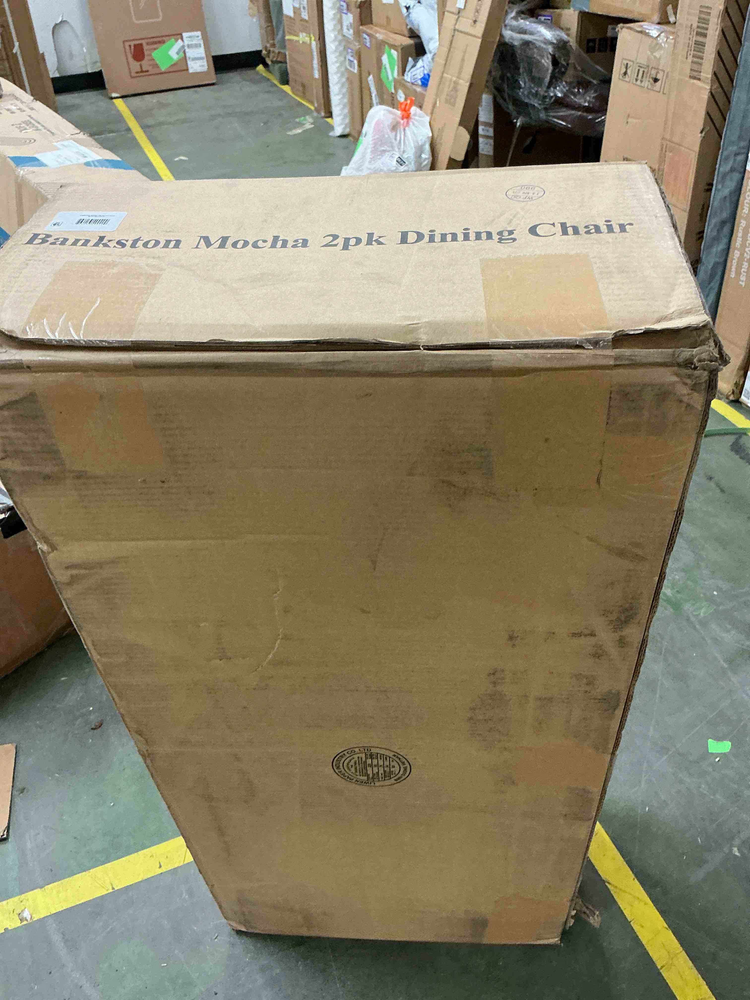Condition photo showing New/Like New for Better Homes and Gardens Bankston Dining Chair  Set of 2  Mocha