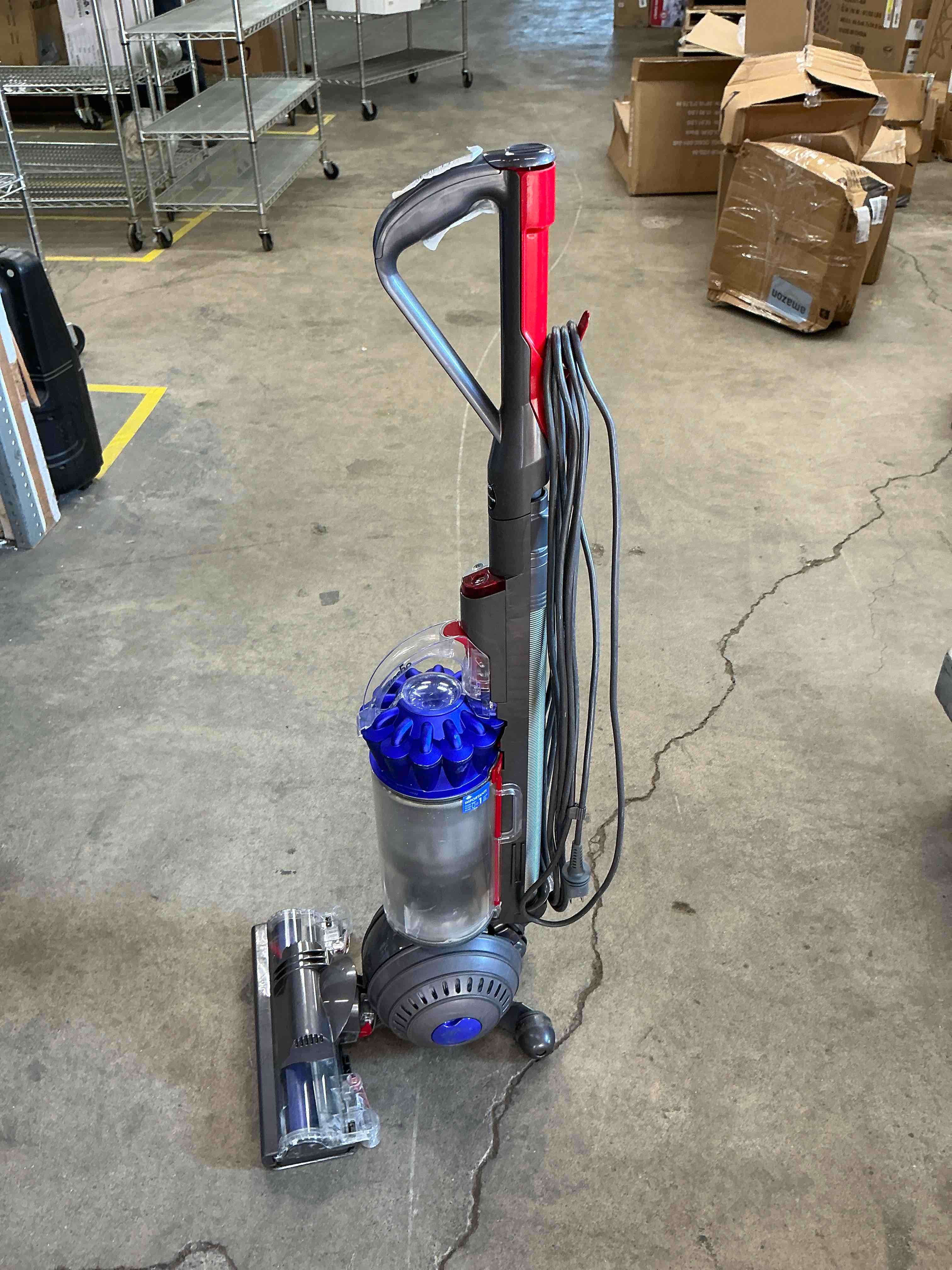 Condition photo showing Good Condition for Dyson Ball Animal 2 Origin Upright Corded Vacuum Cleaner: HEPA Filter, Height Adjustment, Self-Adjusting Cleaner Head, Telescopic Handle, Rotating Brushes (Blue) 