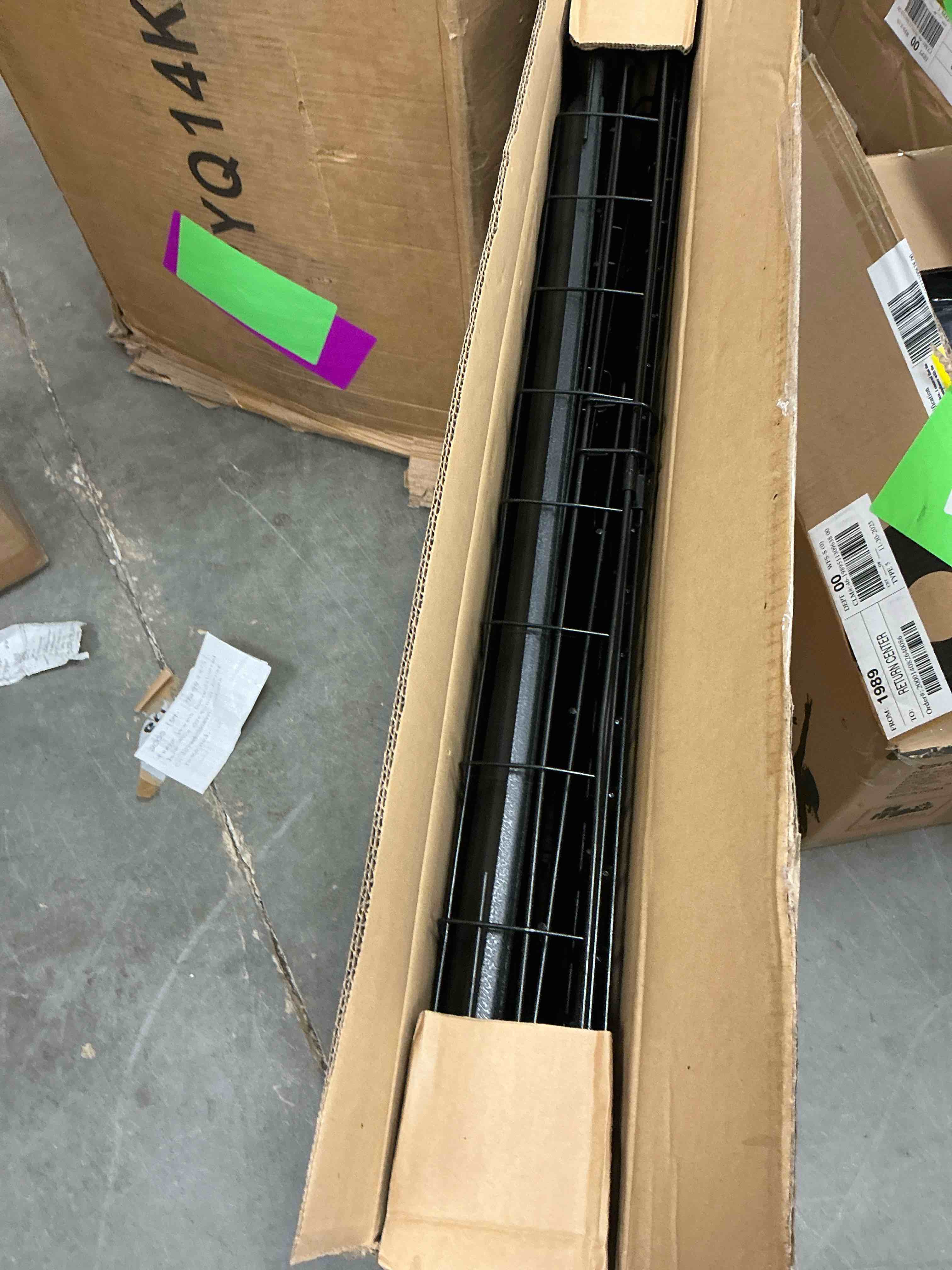 Condition photo showing New/Like New for EDX Medium Dog Crate, 30" Single Door Folding Metal Wire Dog Cage with Plastic Leak-Proof Pan Tray