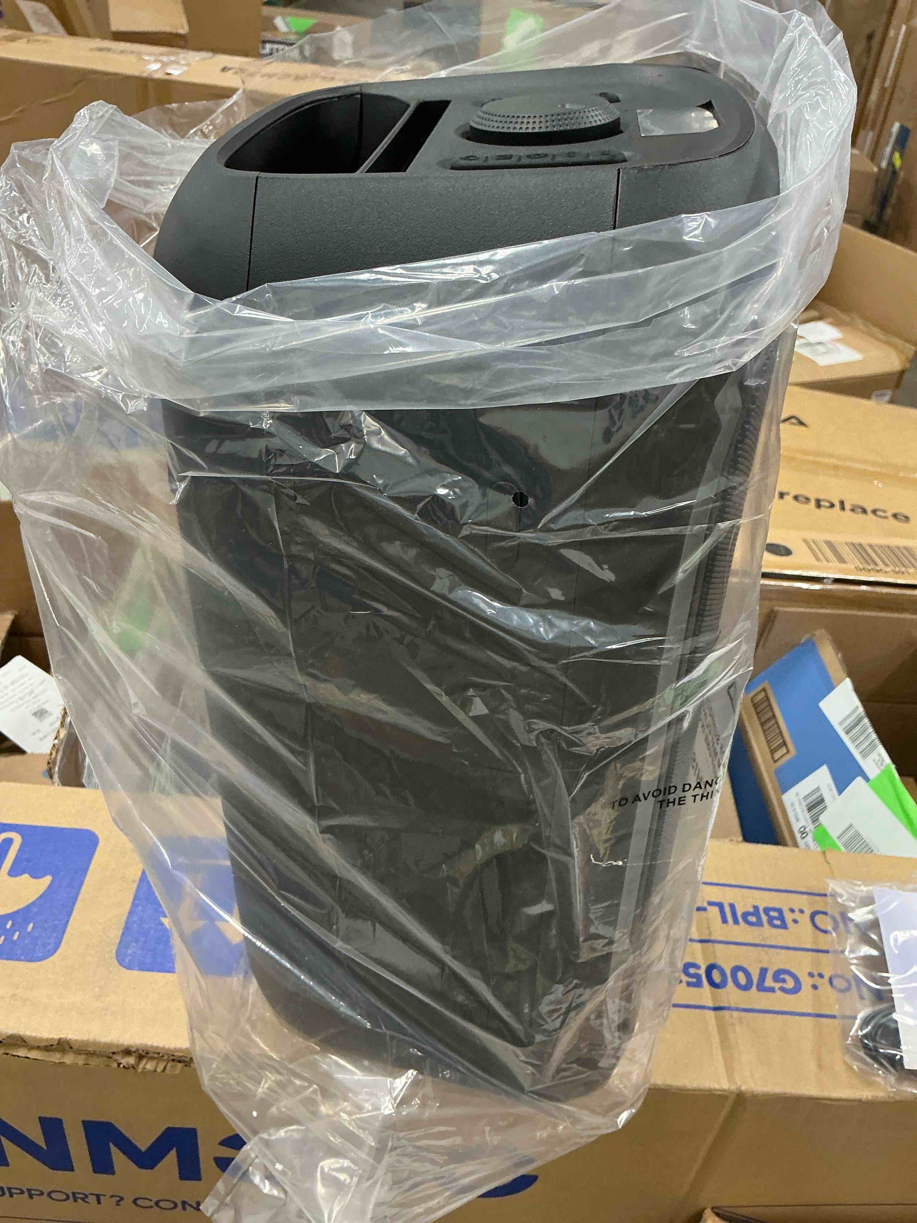 Condition photo showing New/Like New for OKKO Sonic Bass V4 Portable Bluetooth Speaker – Wireless Party Speaker with Deep Bass, Karaoke Speaker  Port, LED Lights, Outdoor Portable Rechargeable Speaker