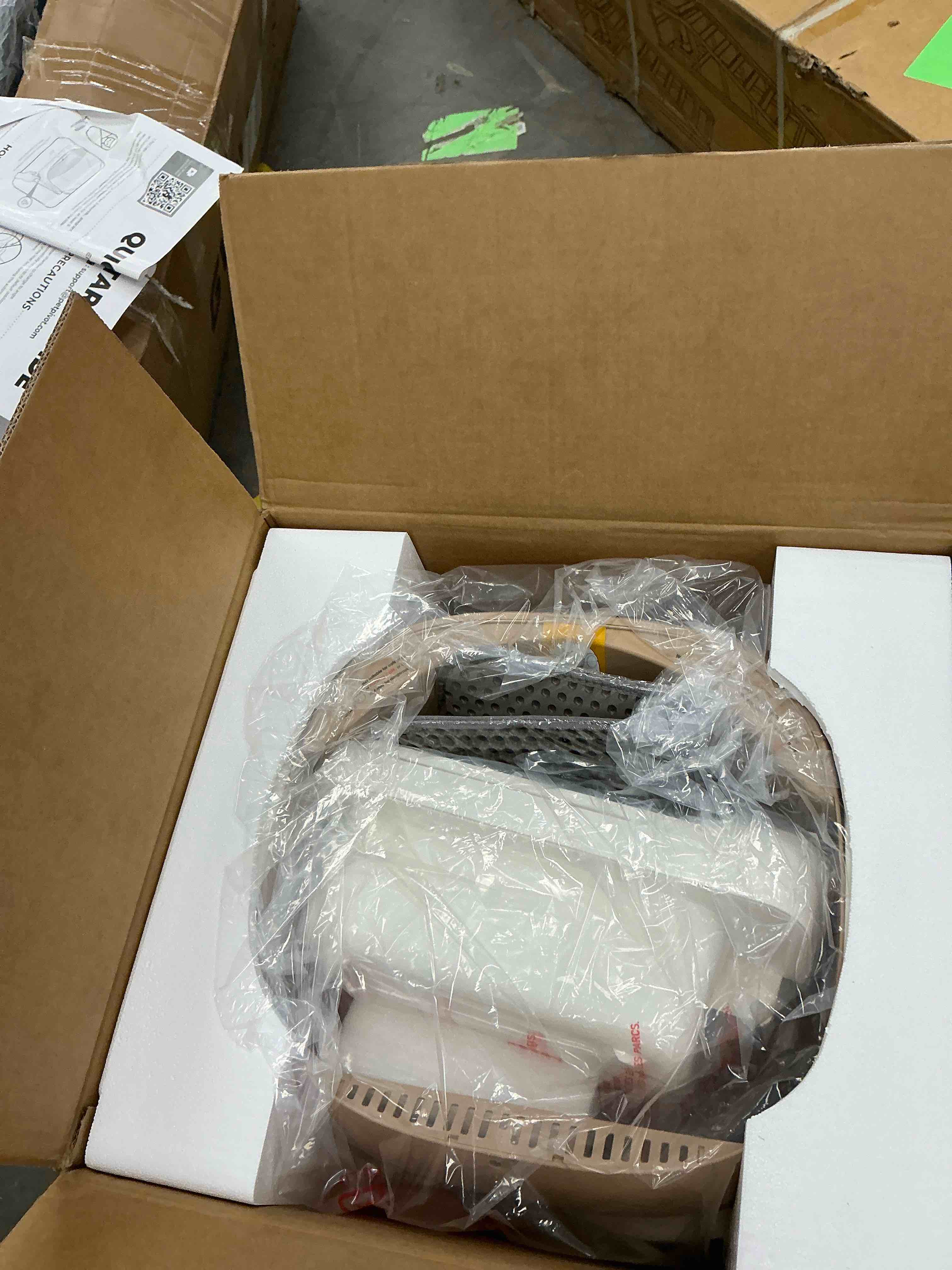 Condition photo showing New/Like New for PetPivot Automatic Cat Litter Box Self-Cleaning with Safety Protection, Mat and Trash Bags Included, Brown