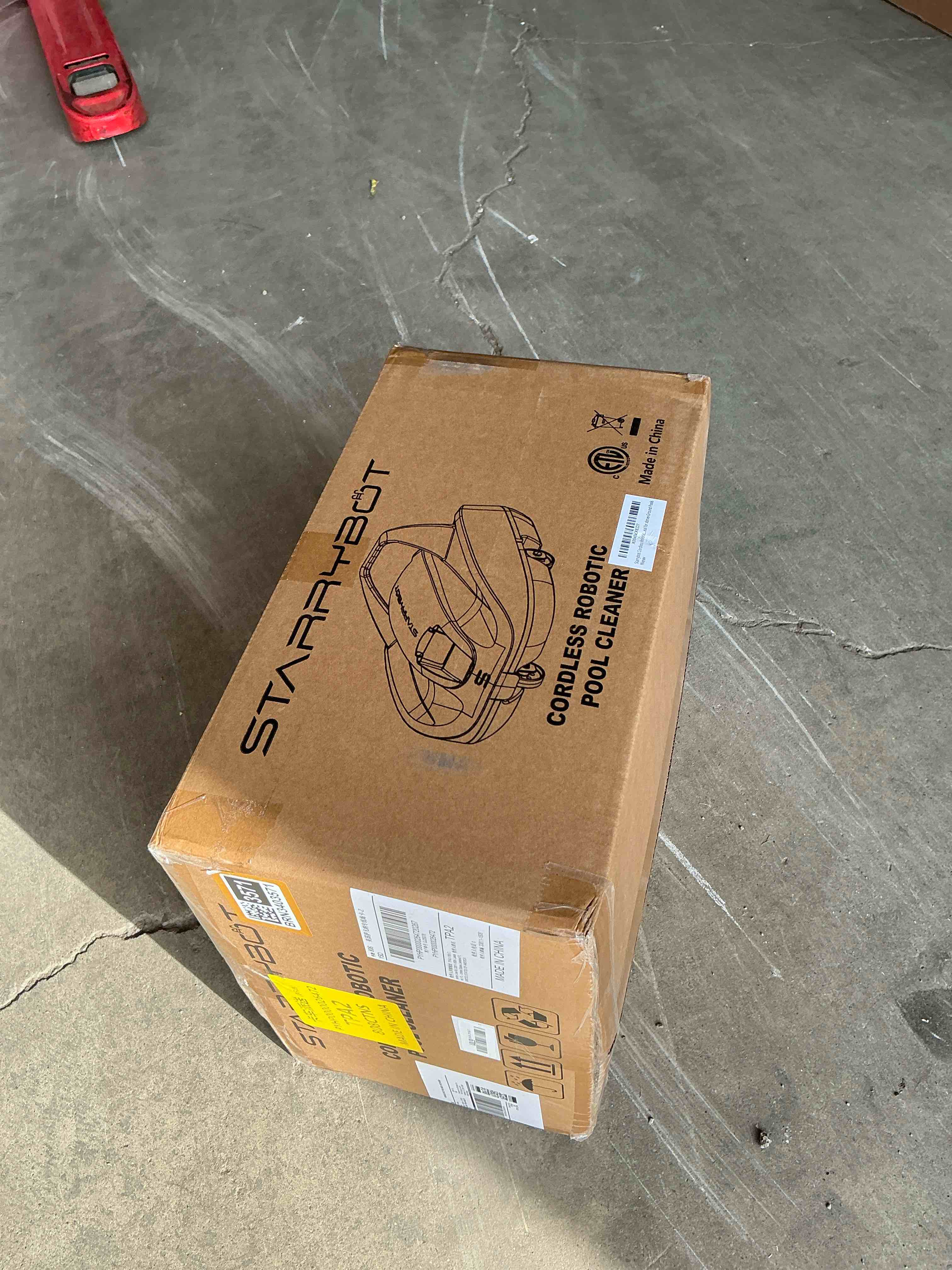 Condition photo showing Good Condition for Cordless Robotic Pool Cleaner, Portable Swimming Robotic Pool Vacuum Self-Parking Technology,150Mins Runtime,Pool up to 900 Sq.Ft, Ideal for Above-Ground Pools