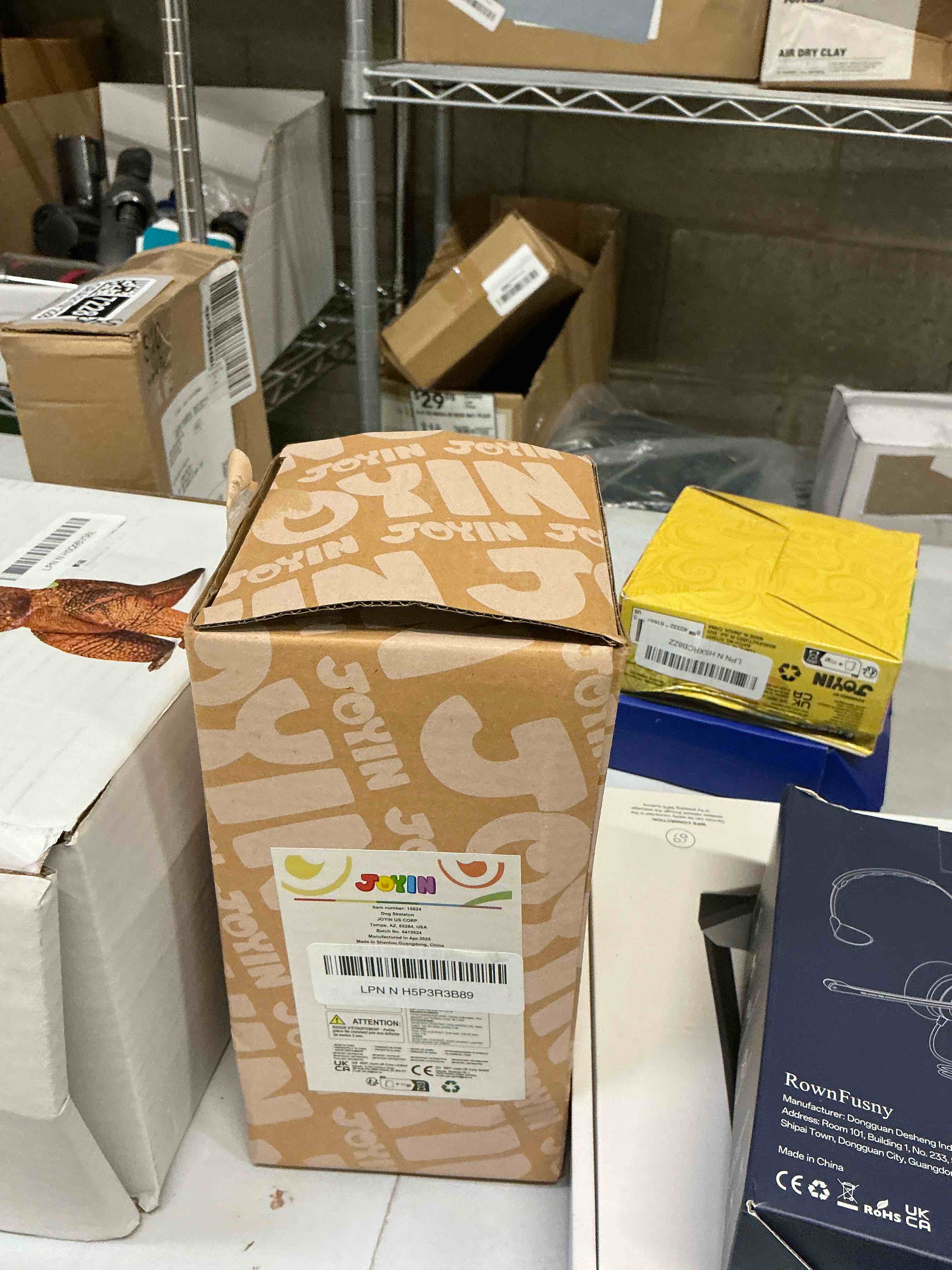 Condition photo showing Good Condition for JOYIN Posable Halloween Dog Skeleton Full Body Posable Joints Realistic Skeleton Puppy with Movable Joints for Halloween Decoration, Graveyard Party Decor (9.8” X 4.7” X 12.6”)