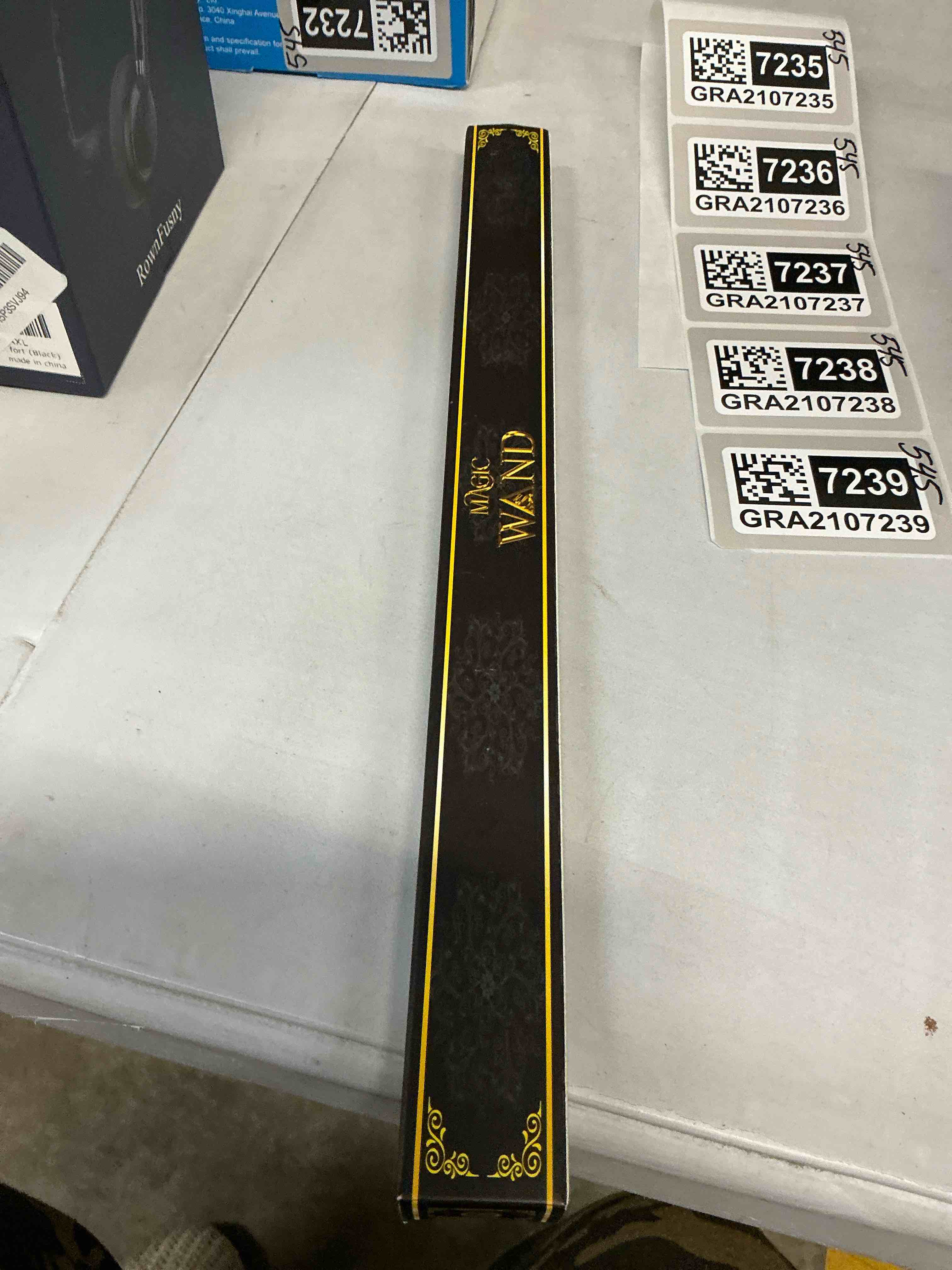 Condition photo showing Good Condition for Handicraftviet - Hand Carved Wooden Magic Wand, Magic Wands for Wizards/Collectible Cosplay, Magical Gift for Halloween, Christmas and Birthday Party 15 inch (S6)