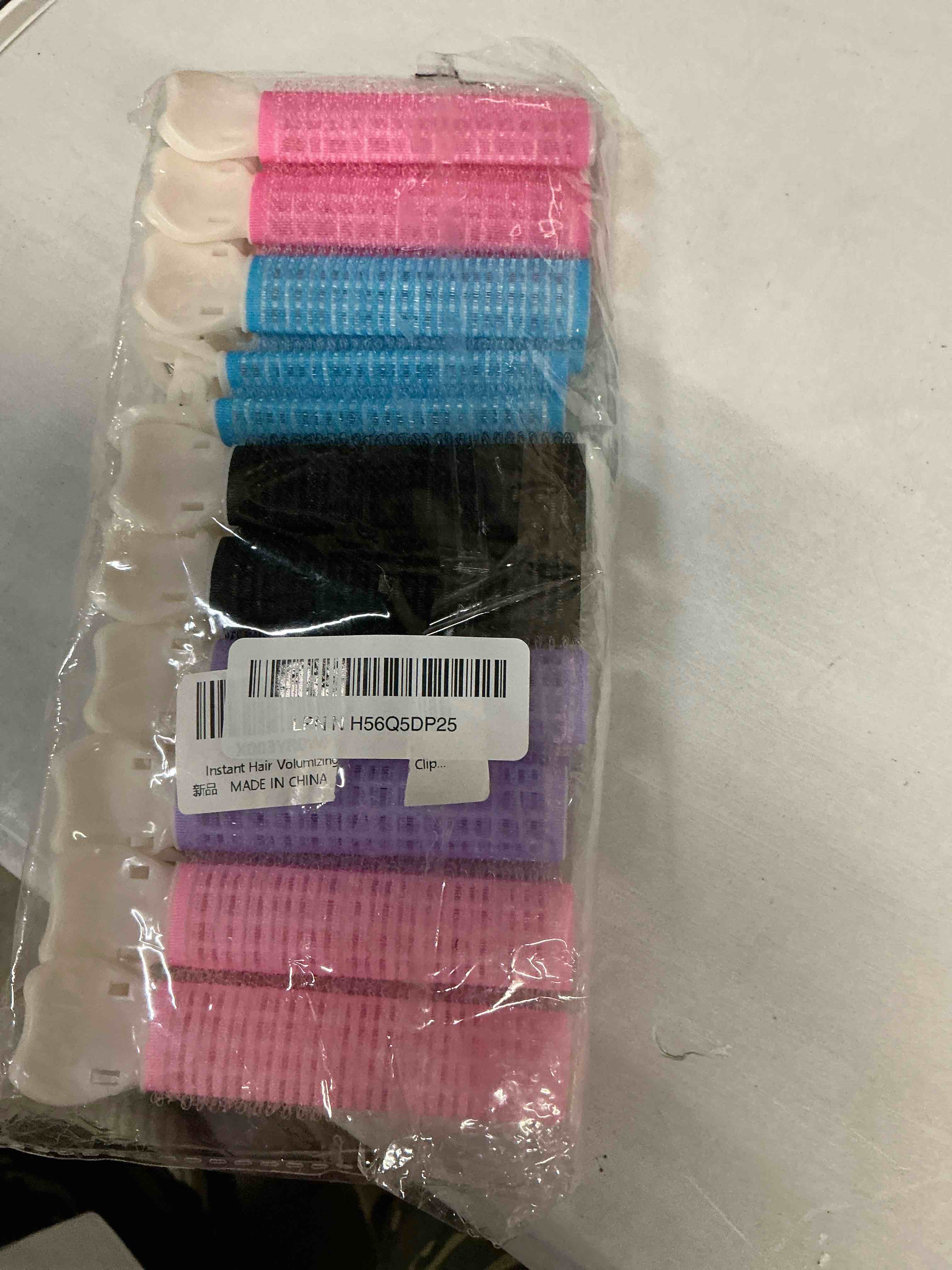 Condition photo showing Good Condition for instant hair volumizing clip for women, 10pcs volume hair clips curler hair root hair curlers rollers clips, washable reusable portable hair styling tool for girl women