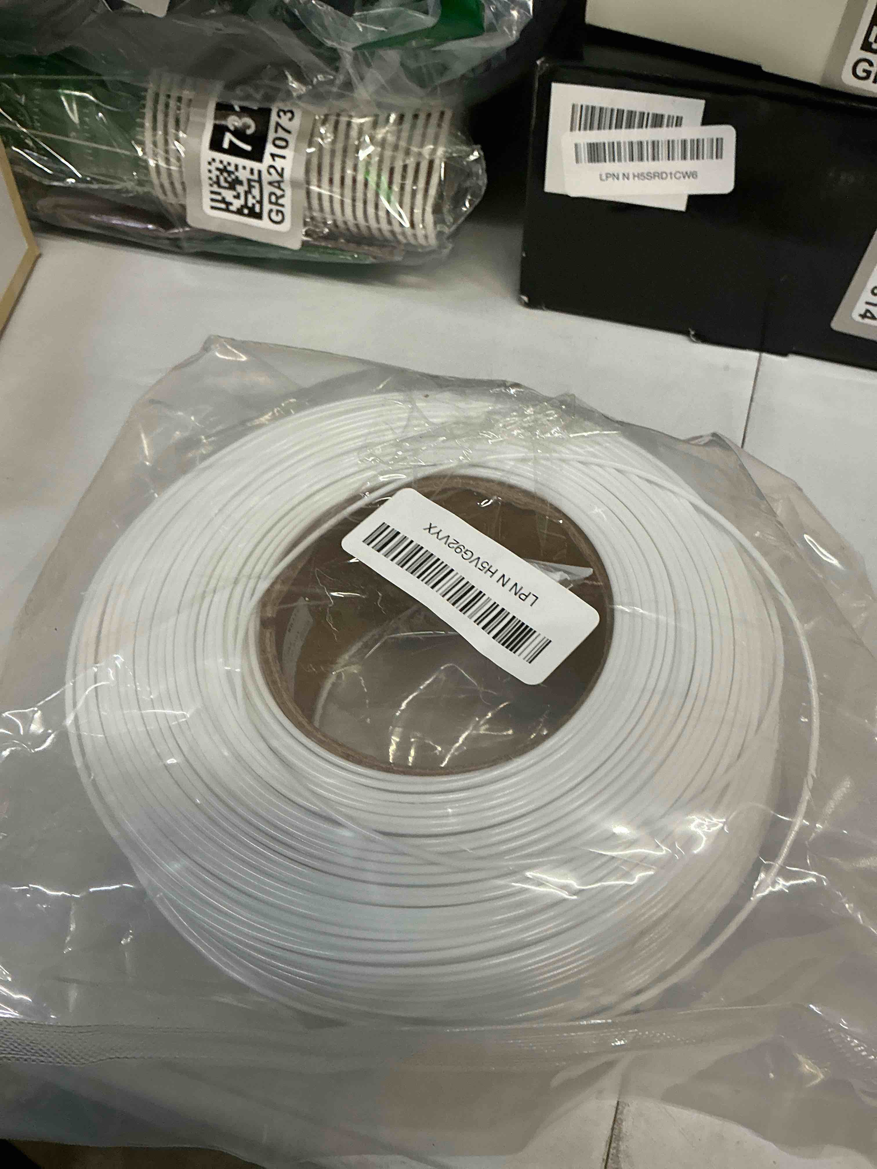 Condition photo showing Good Condition for creality petg filament refill 3d printer filament, 1kg 1.75 mm(2.2lb) refilament for bambu lab reusable spool, dimensional accuracy ±0.03mm, petg white