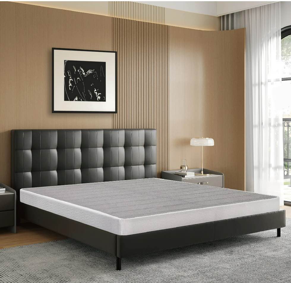 EGOHOME 5 inch Queen Size Metal Box Spring, Easy Assembly Mattress Foundation