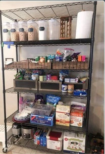 BestOffice 6 Tier Wire Shelving Unit with Wheels 2100LBS Capacity-18x48x82  Black