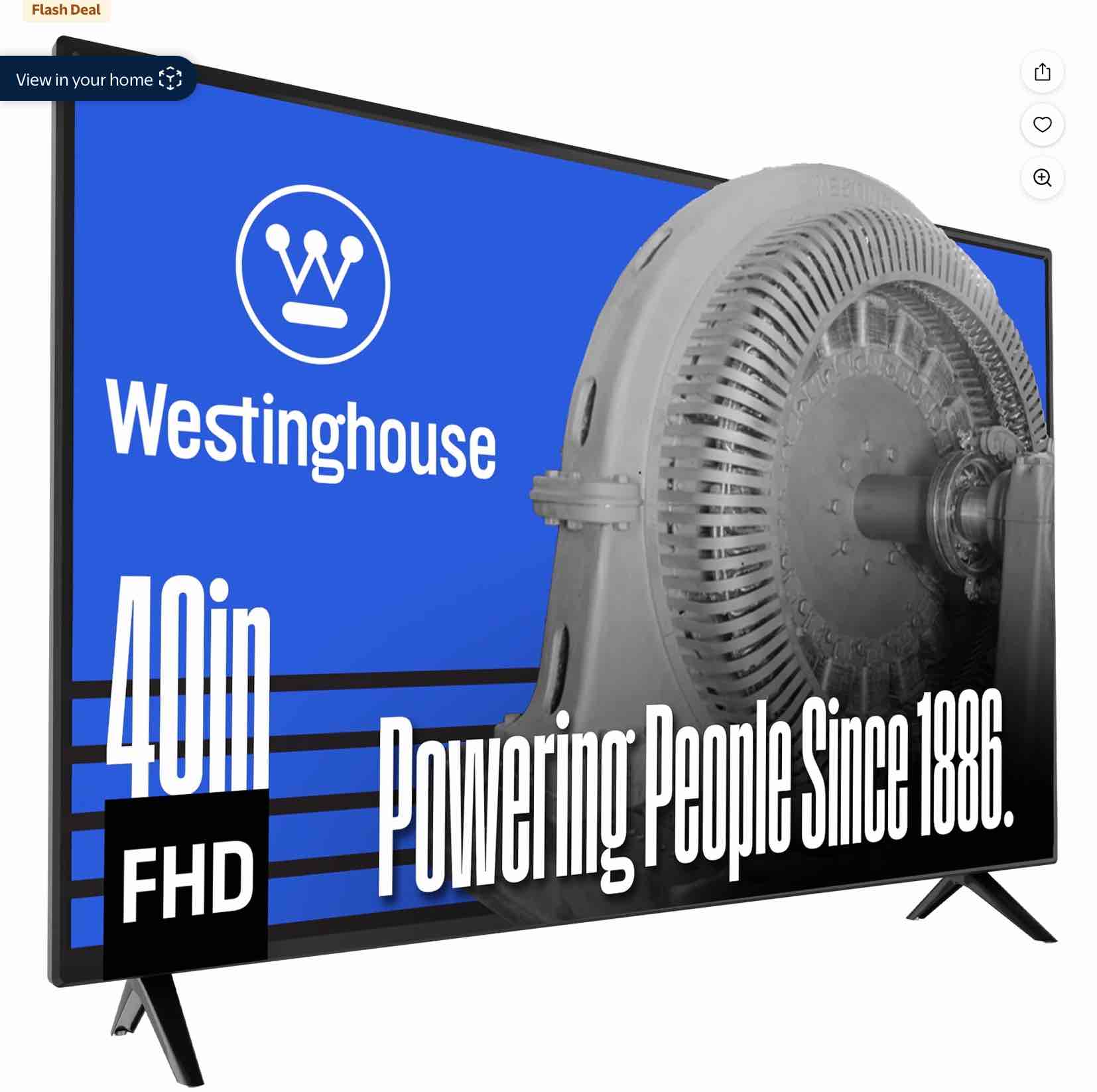 Westinghouse 40" Smart TV, 1080p FHD Xumo TV with Voice Remote, Wifi, Bluetooth, Dolby Sound
