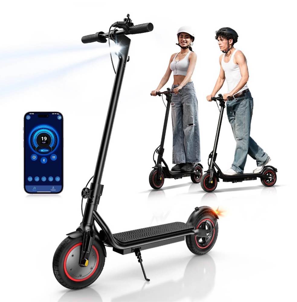 LiteFive LF5 350W Electric Scooter for Adults, 19mph & 21Miles Range, Folding Commuting E-Scooter
