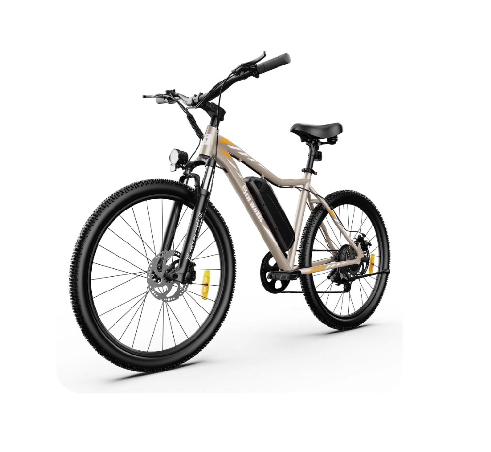 5TH WHEEL W17B 26" Electric Bike for Adult, 500W Peak Electric Bike with 36V 10.4Ah Removable Battery, Electric Bicycle with 7 Speed, UL2849