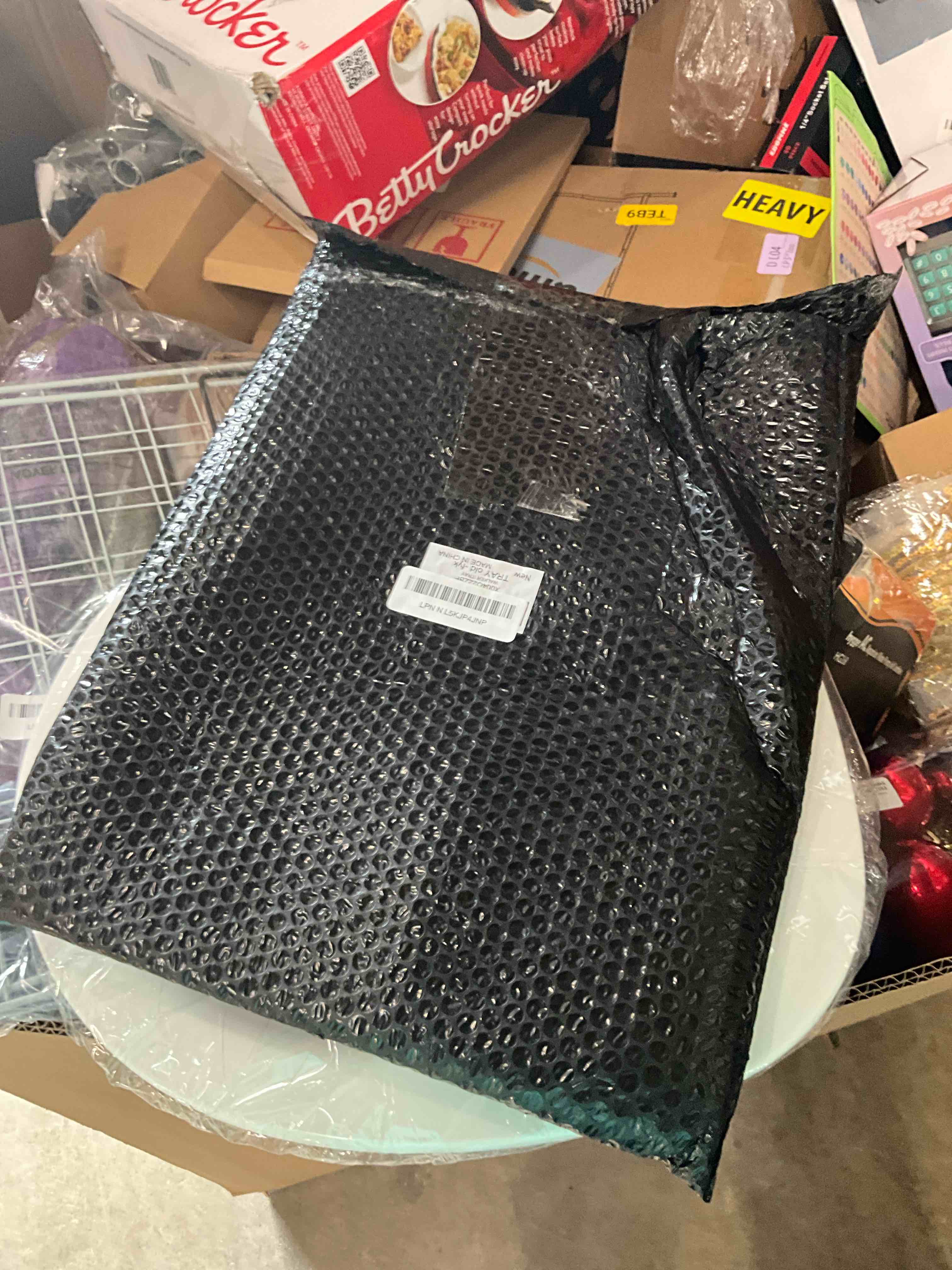 Condition photo showing Good Condition for Tray for Walkers for Seniors with Cup Holder - Walker Accessories?w/Pockets, Cup Holder & Non Slip Mat for Food?Mobility Trays Fits Most Standard Folding Walkers, Easy & Removable Assembly
