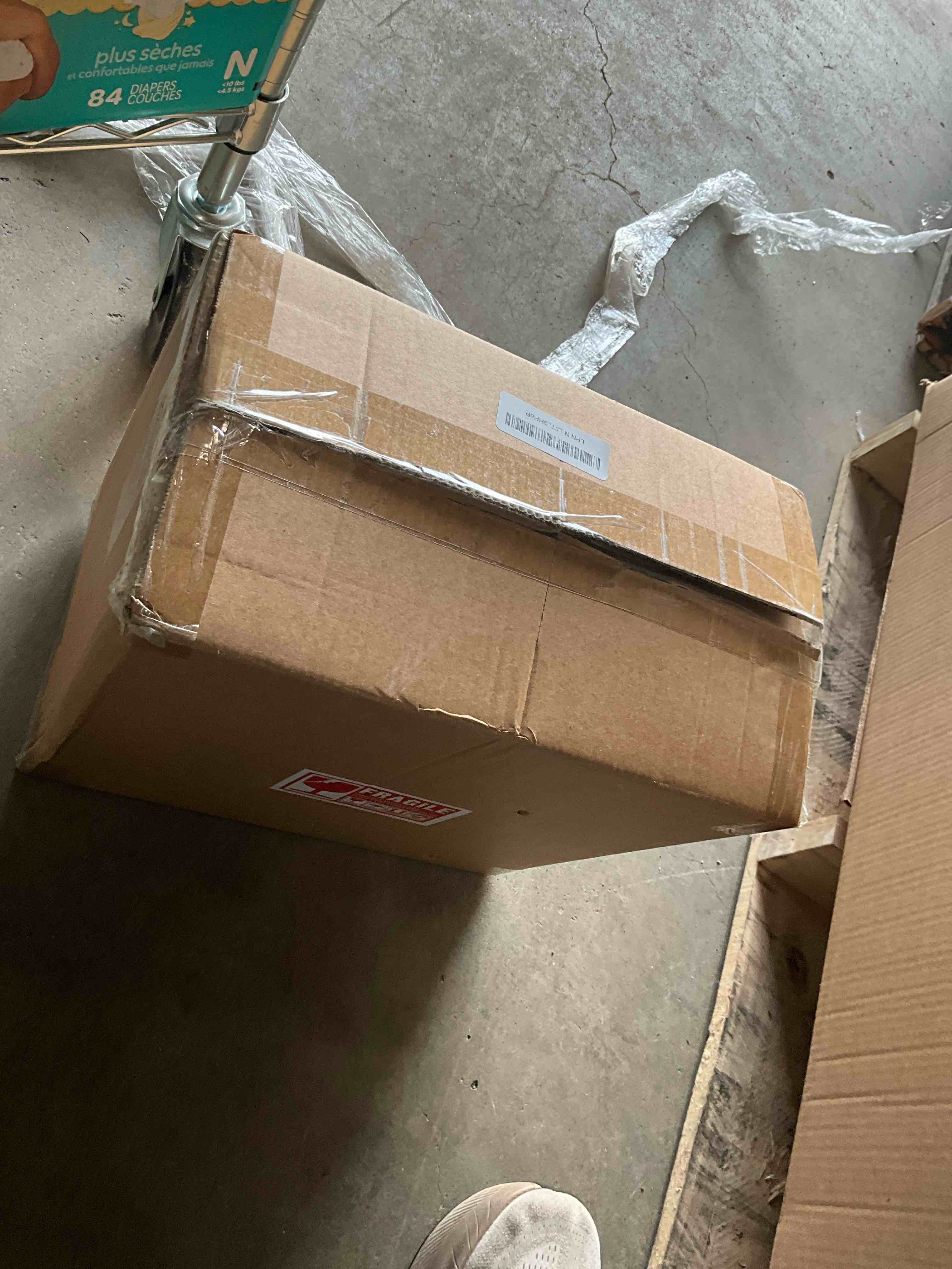 Condition photo showing Good Condition for TBMax Rice Flour Storage Container with Automatic Flip-up Lid 25 Lbs | 12.68 Qt, Tall and Narrow Food Storage Flour Bin for Kitchen Pantry Organization, Pet Dog Cat Food Storage Container