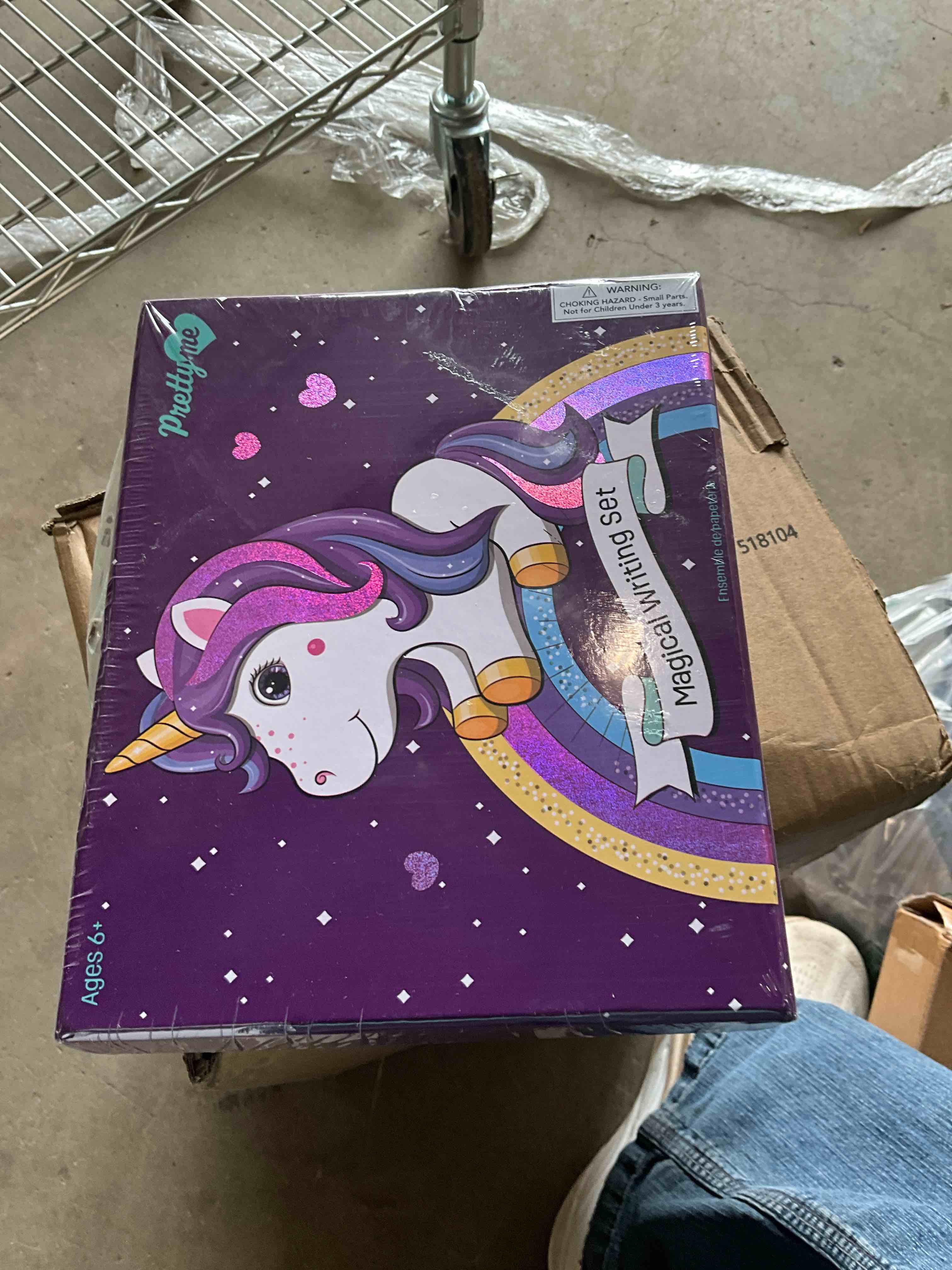 Condition photo showing New/Like New for Pretty Me Unicorn Stationery Set for Kids - Birthday Gifts for Girls Ages 6, 7, 8, 9, 10 to 12 Year Old Age - Stationary Letter Writing Art Kit - Best Girl Birthday Gift - Preteen Craft Toys, Presents