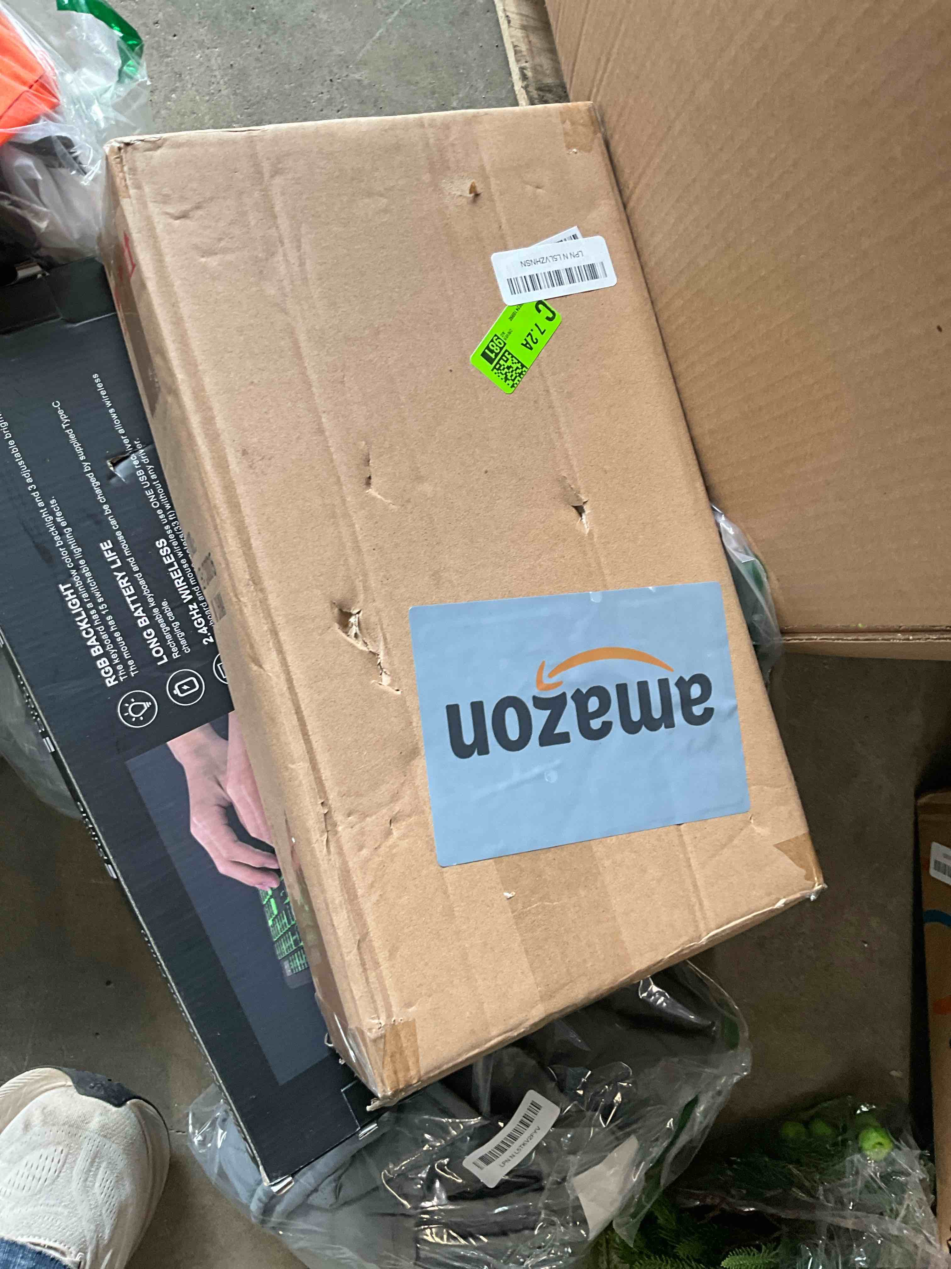 Condition photo showing Good Condition for HonoDing CX00015 59'' Tall Paper Floor Lamp,Japanese Style Paper Lamp with White Paper Shade and Chrome Base, On/Off Foot Switch - Ideal as Paper Floor Lamps for Living Room, Bedroom Decor (1-PK)