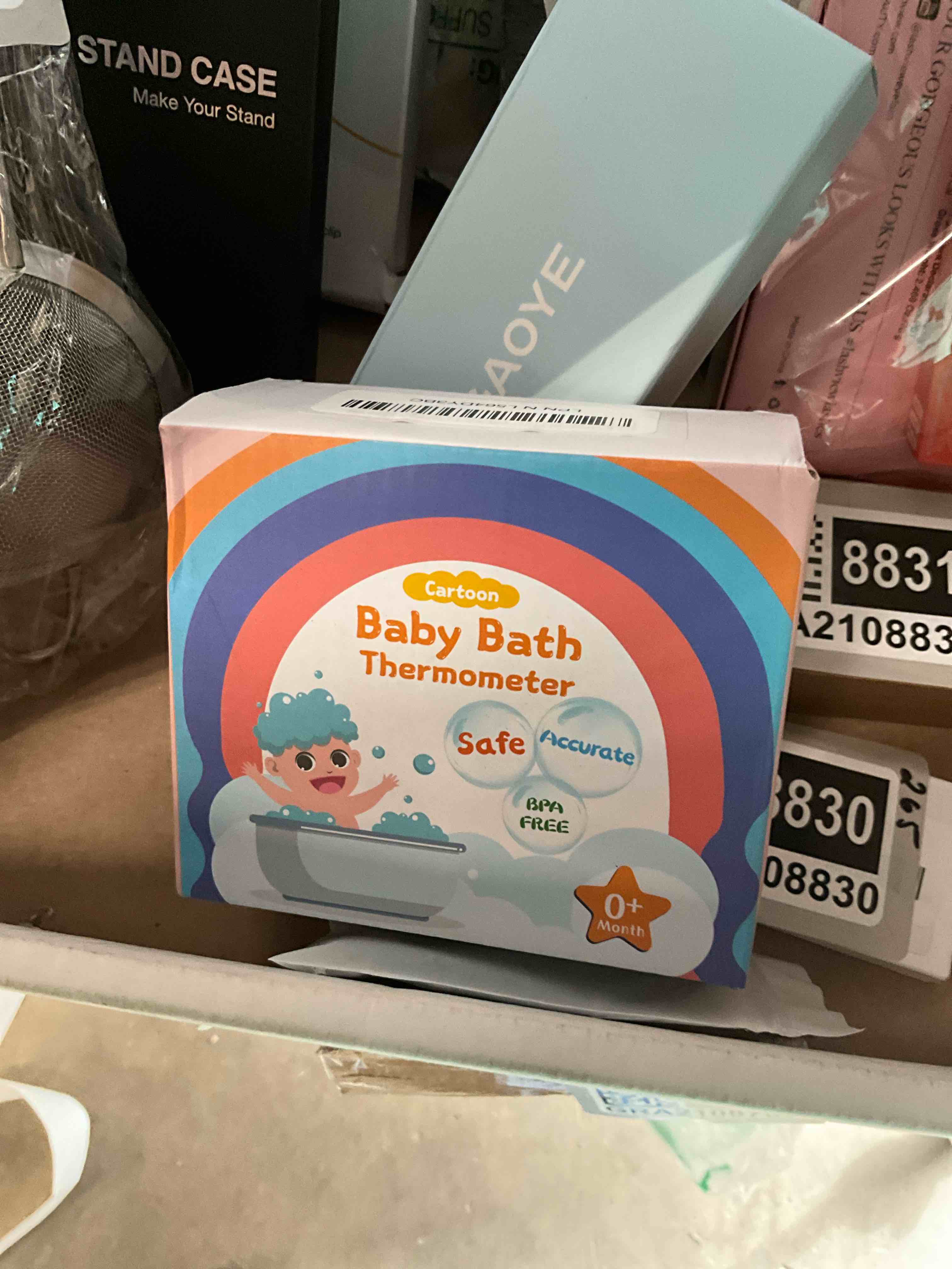 Condition photo showing Good Condition for Baby Bath Thermometer, Digital Water Temperature Thermometers with 3 Color Backlit and Temperature Warning, Safety Bath Tube Thermometer Floating Toy for Infant, Toddler starfish