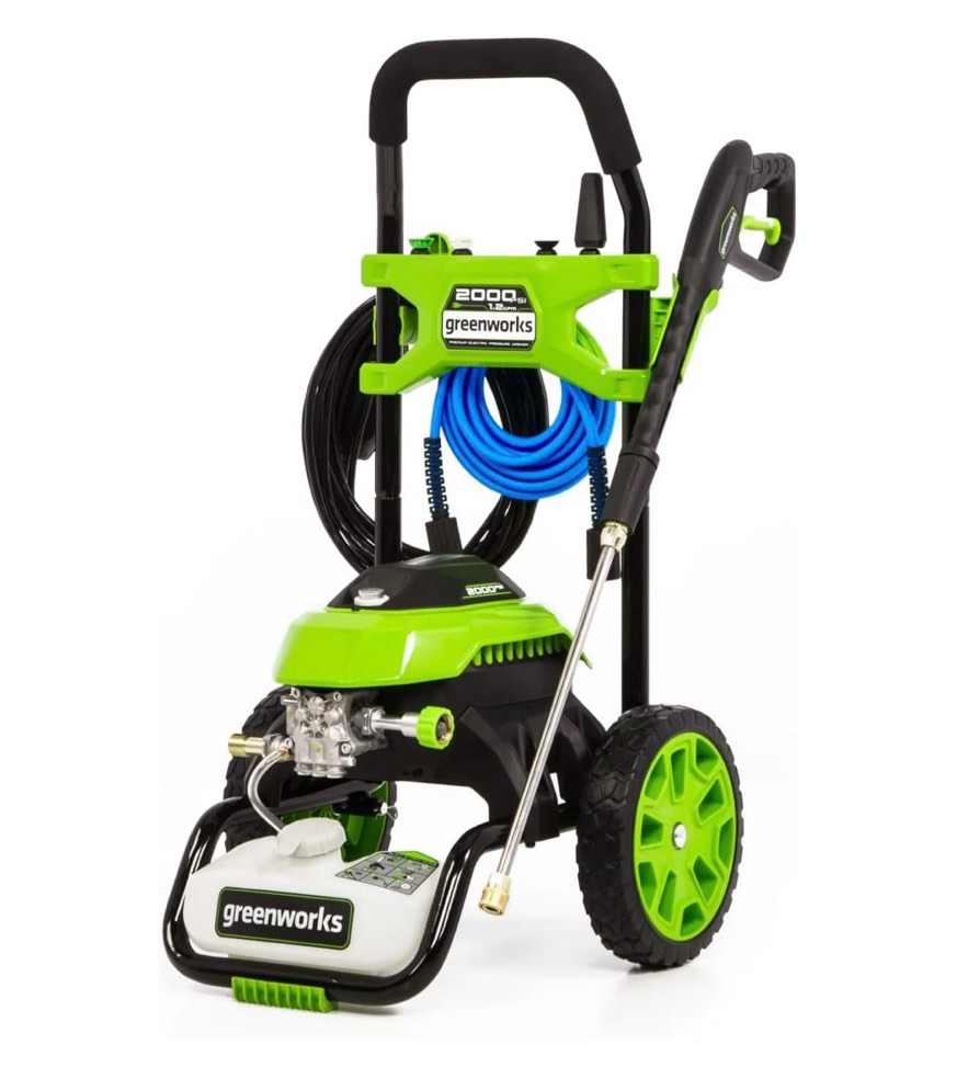 Greenworks 2000 PSI at 1.2 GPM Pressure Washer