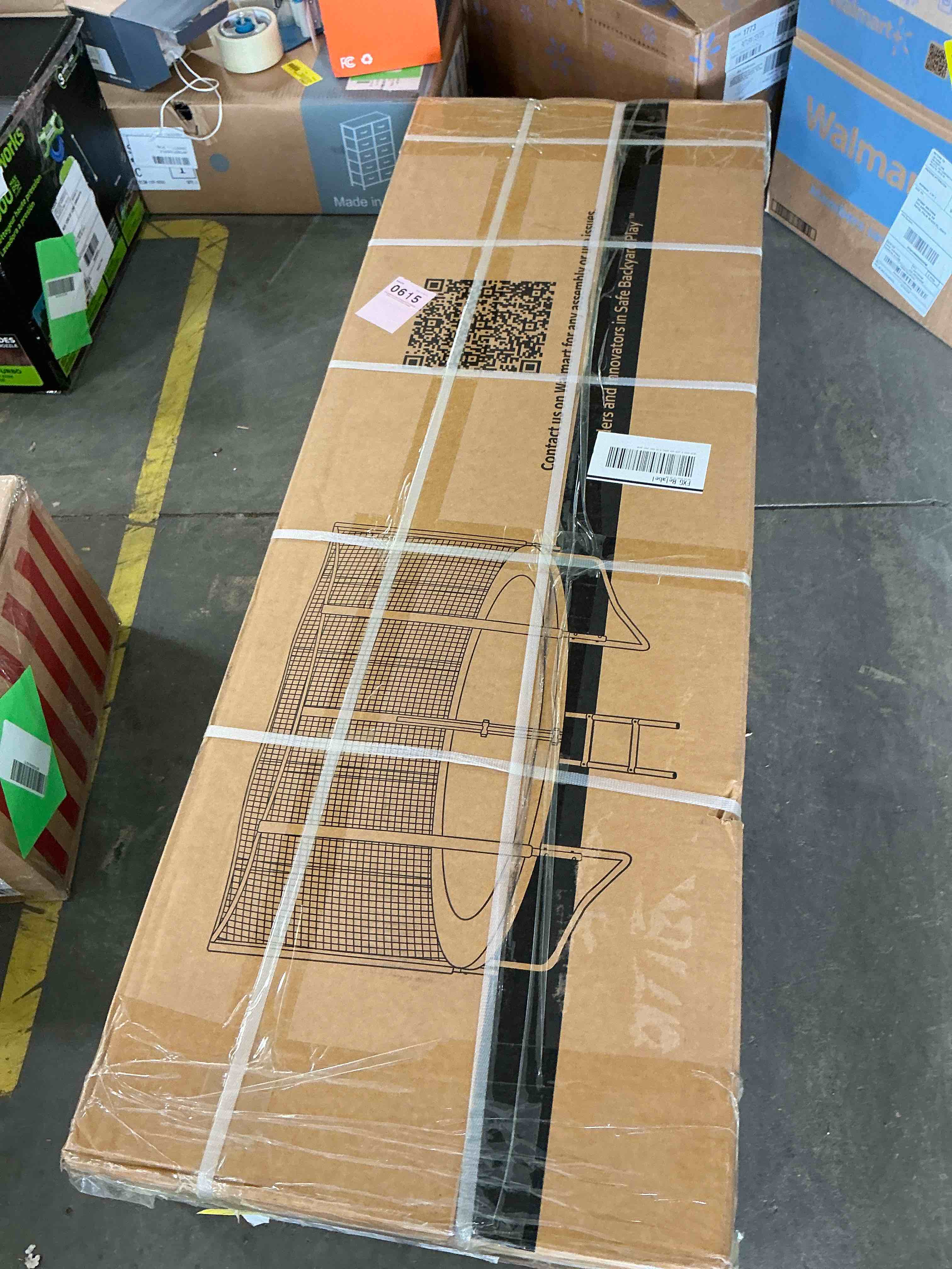 Condition photo showing New/Like New for YORIN Trampoline for 2-3 Kids, 8FT 10FT 14FT 12FT Trampoline for Adults with Enclosure Net, Ladder, Light, 800LBS Weight Capacity Outdoor Round Recreational Trampoline, Heavy Duty Trampoline