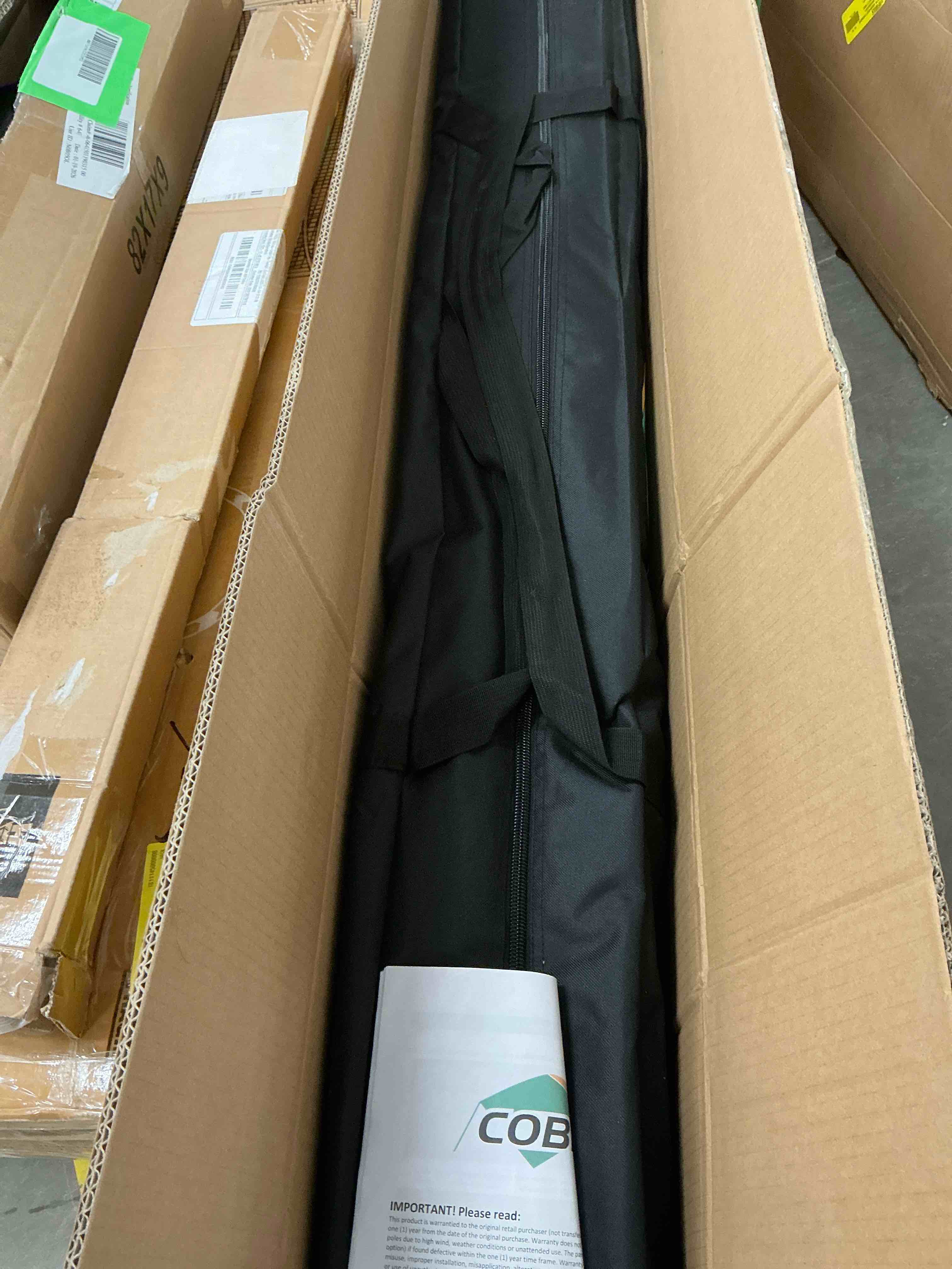 Condition photo showing New/Like New for SANOPY 12x12ft Pop up Gazebo Outdoor Screen Gazebo Tent with 6 Sides Mosquito Netting Camping Gazebo Instant Shelter with Carry bag Ground Spike Brown