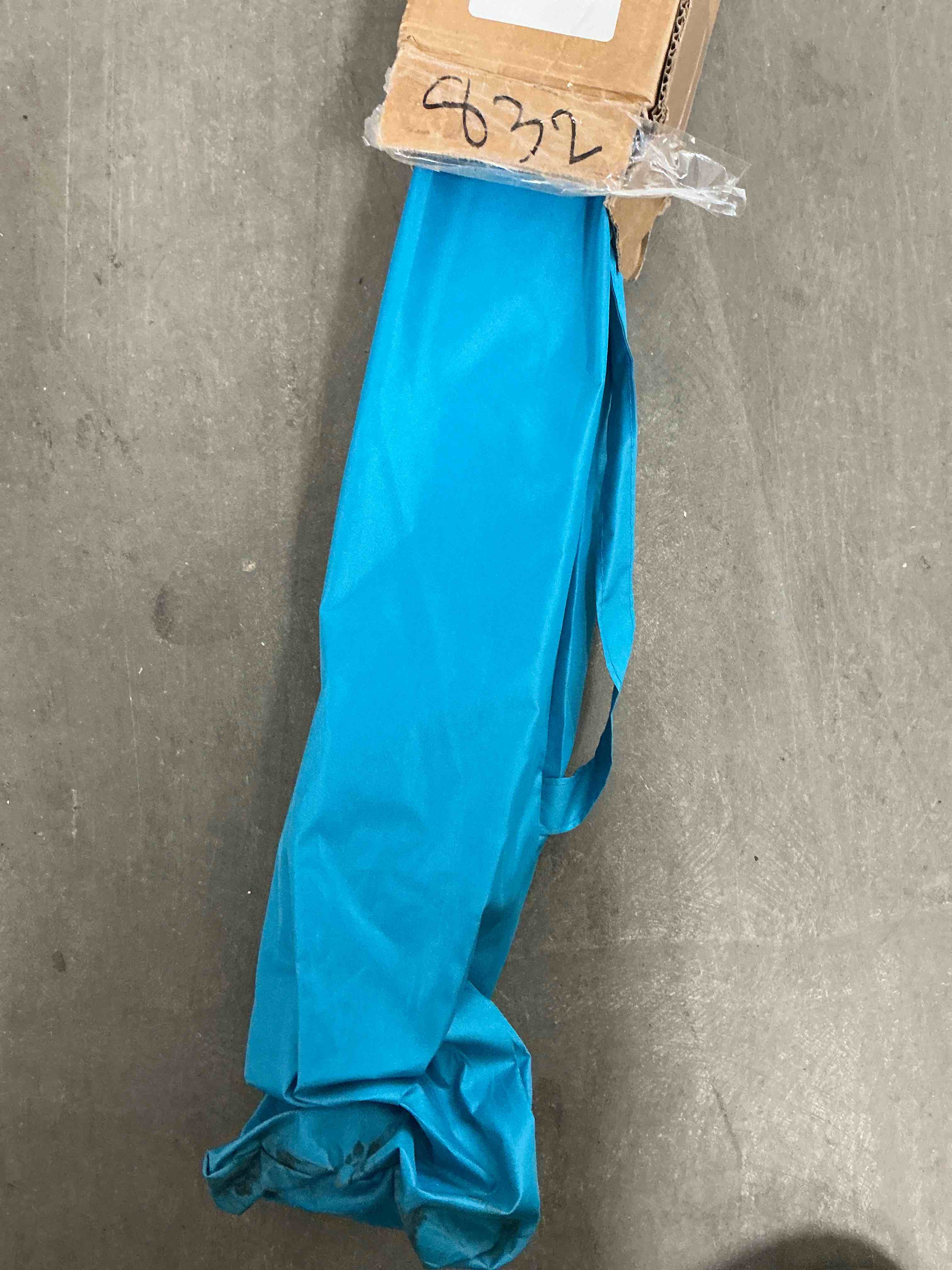 Condition photo showing New/Like New for AMMSUN XL 52 Inch Beach Patio Chair Umbrella with Universal Clamp 360° Swivel UPF50+ Sky Blue