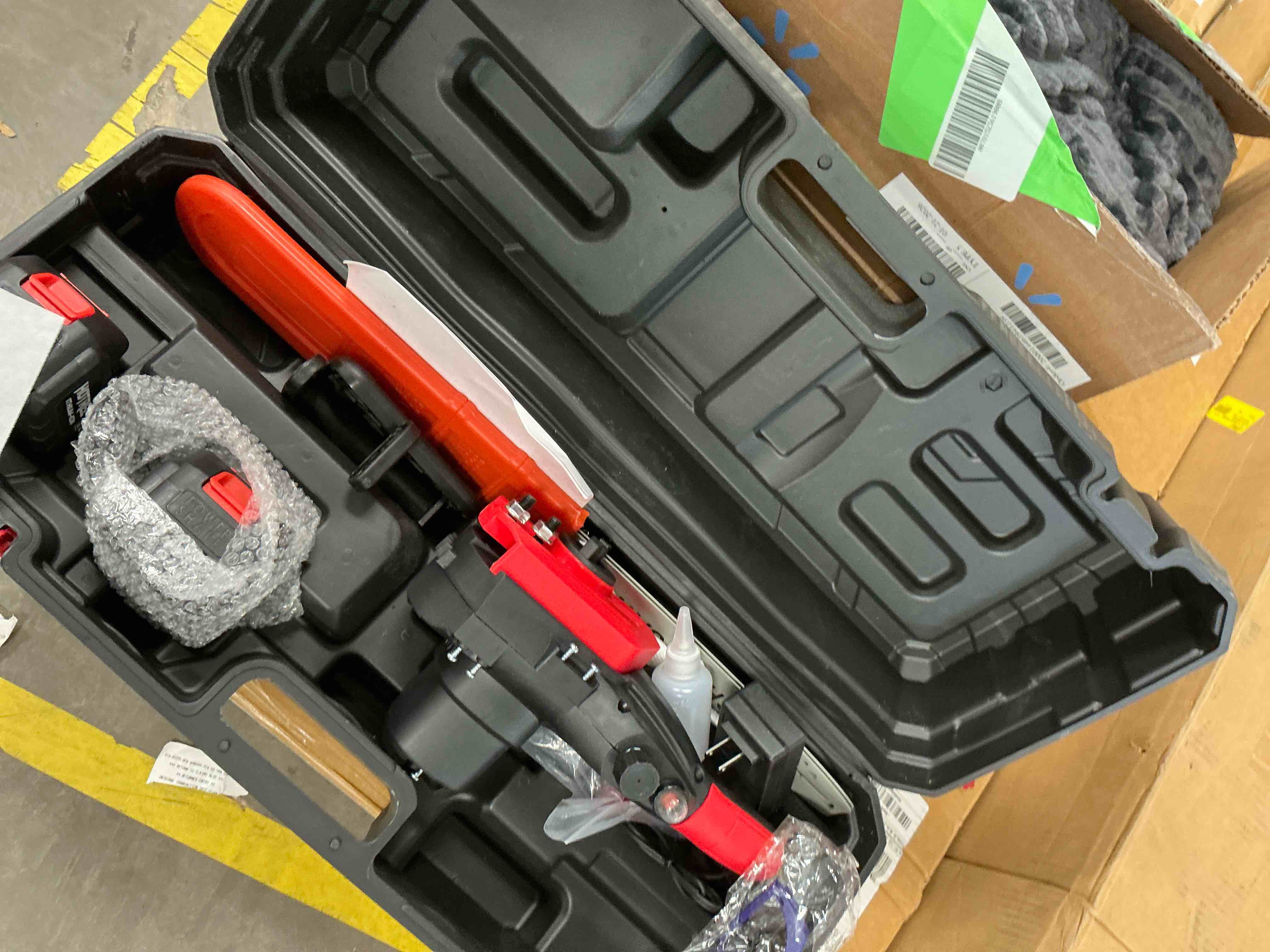 Condition photo showing Good Condition for HOTREE 12 Inch Cordless Chainsaw 21V Electric Handheld Chainsaw for Tree Trimming Wood Cutting Outdoor Yard Work