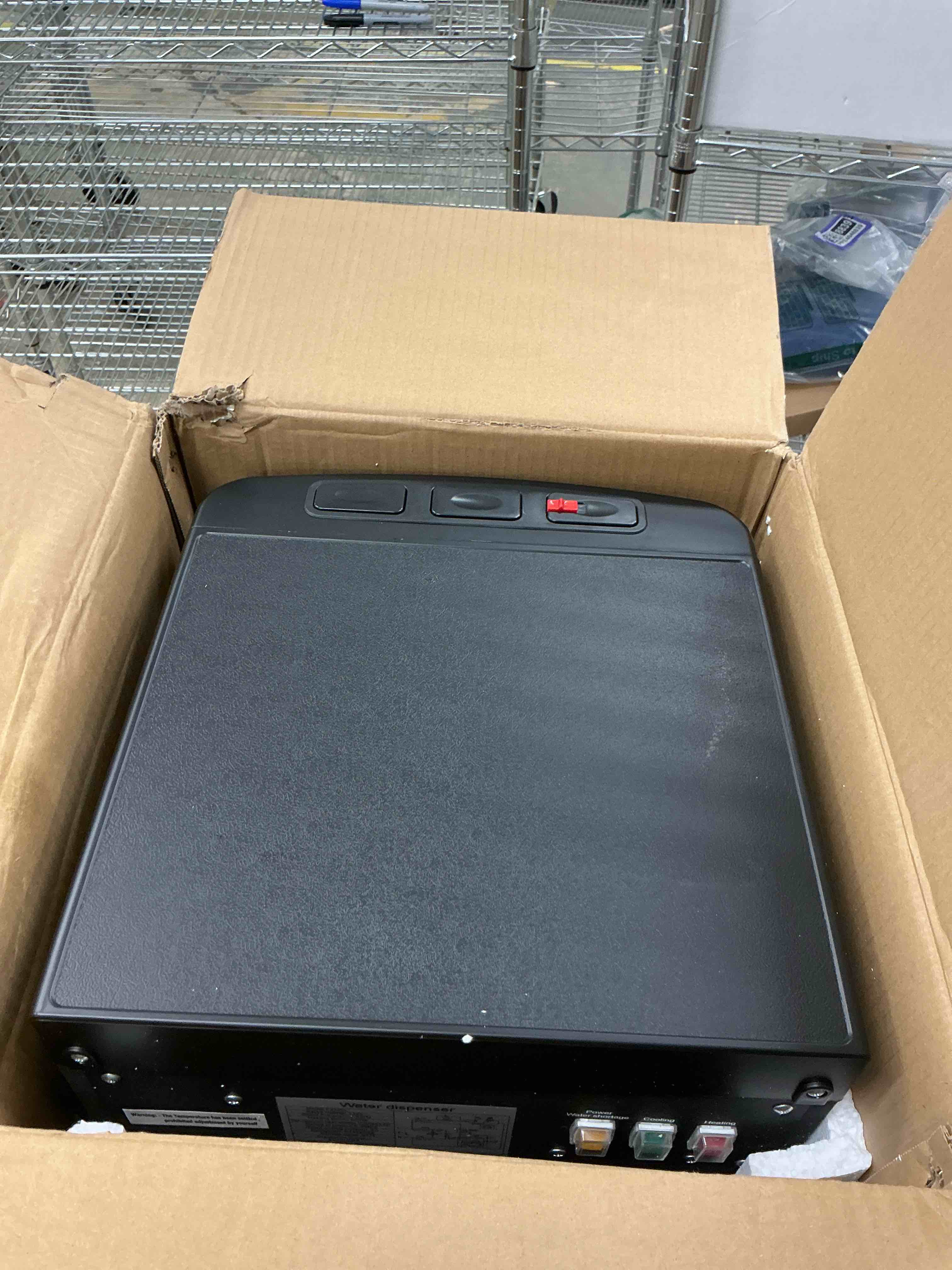 Condition photo showing Good Condition for Bottom Loading Water Dispenser with Compressor Cooling Stainless Steel Body & Aluminum Motor High Dispensing Area Safety Lock