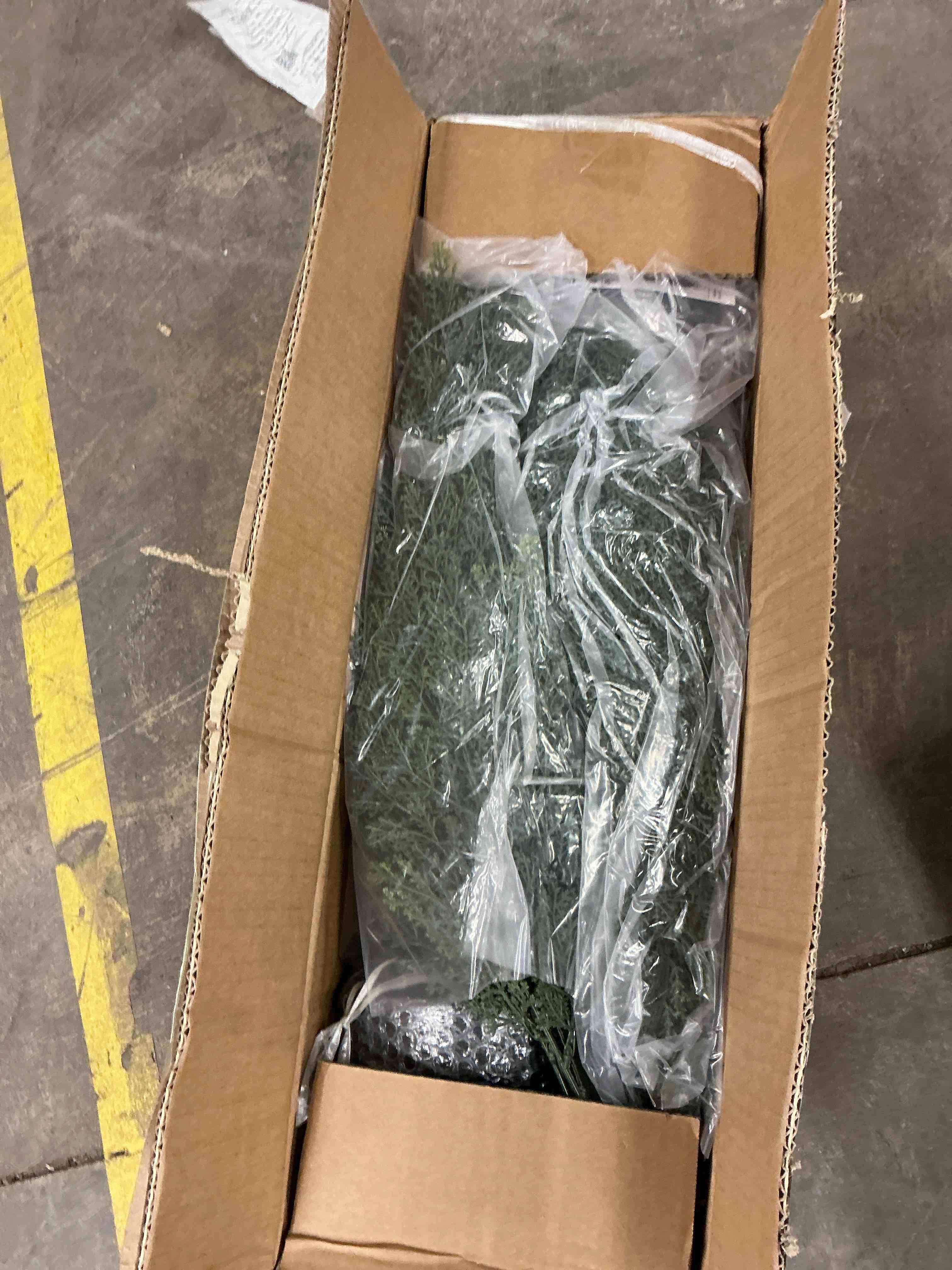 Condition photo showing New/Like New for Artificial Cedar Tree 2 Pack 3 ft Outdoor Artificial Topiary Cedar Plants Fake Tree UV Rated Potted Plants for Porch Decor Faux Pine Tree for Perfect Housewarming Gift