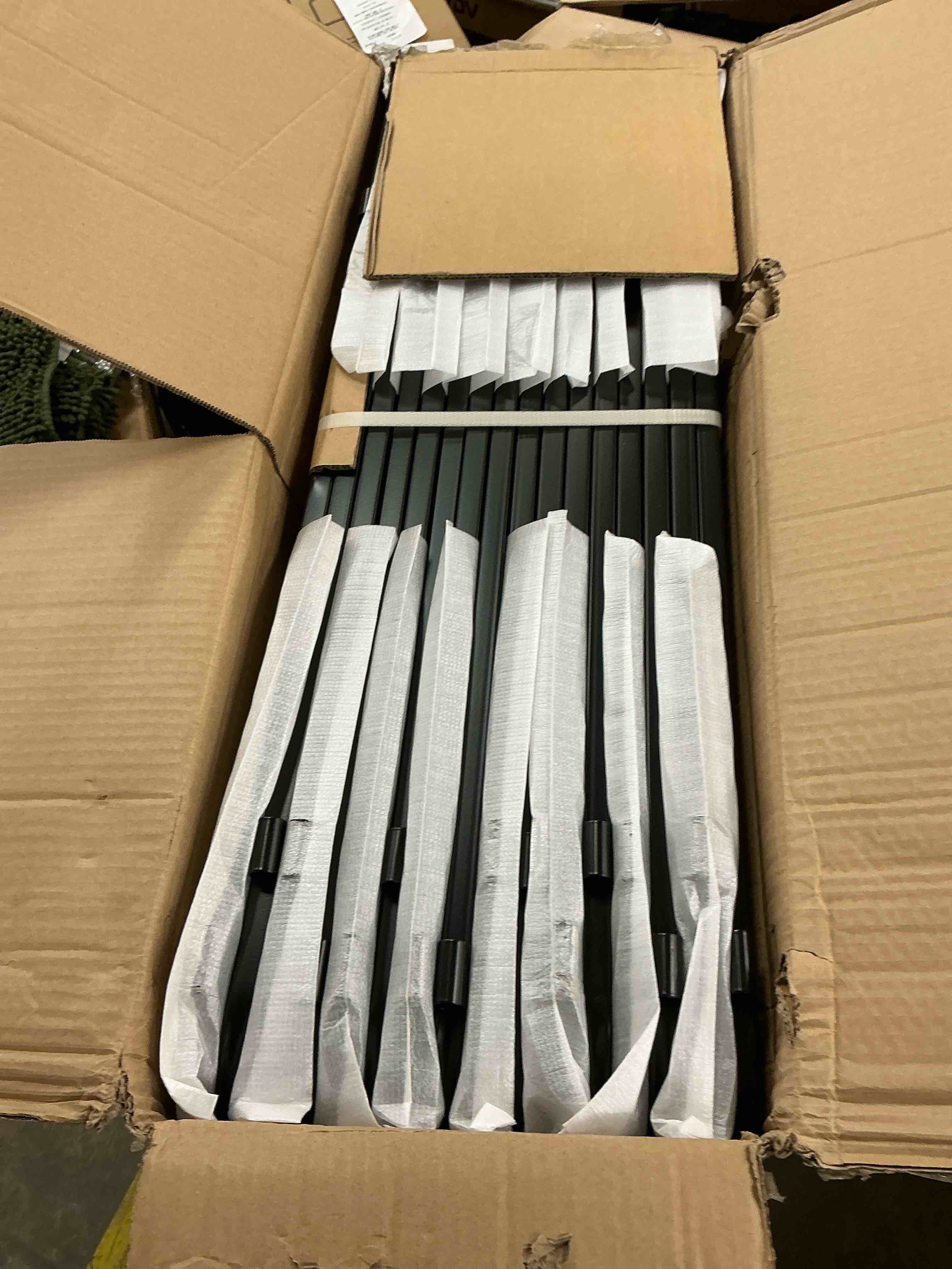 Condition photo showing New/Like New for Naipo Dog Playpen for Large Dogs, 32in 16 Panels Portable Dog Fence, Outdoor Playyard for Dog/Puppy, Portable, Black