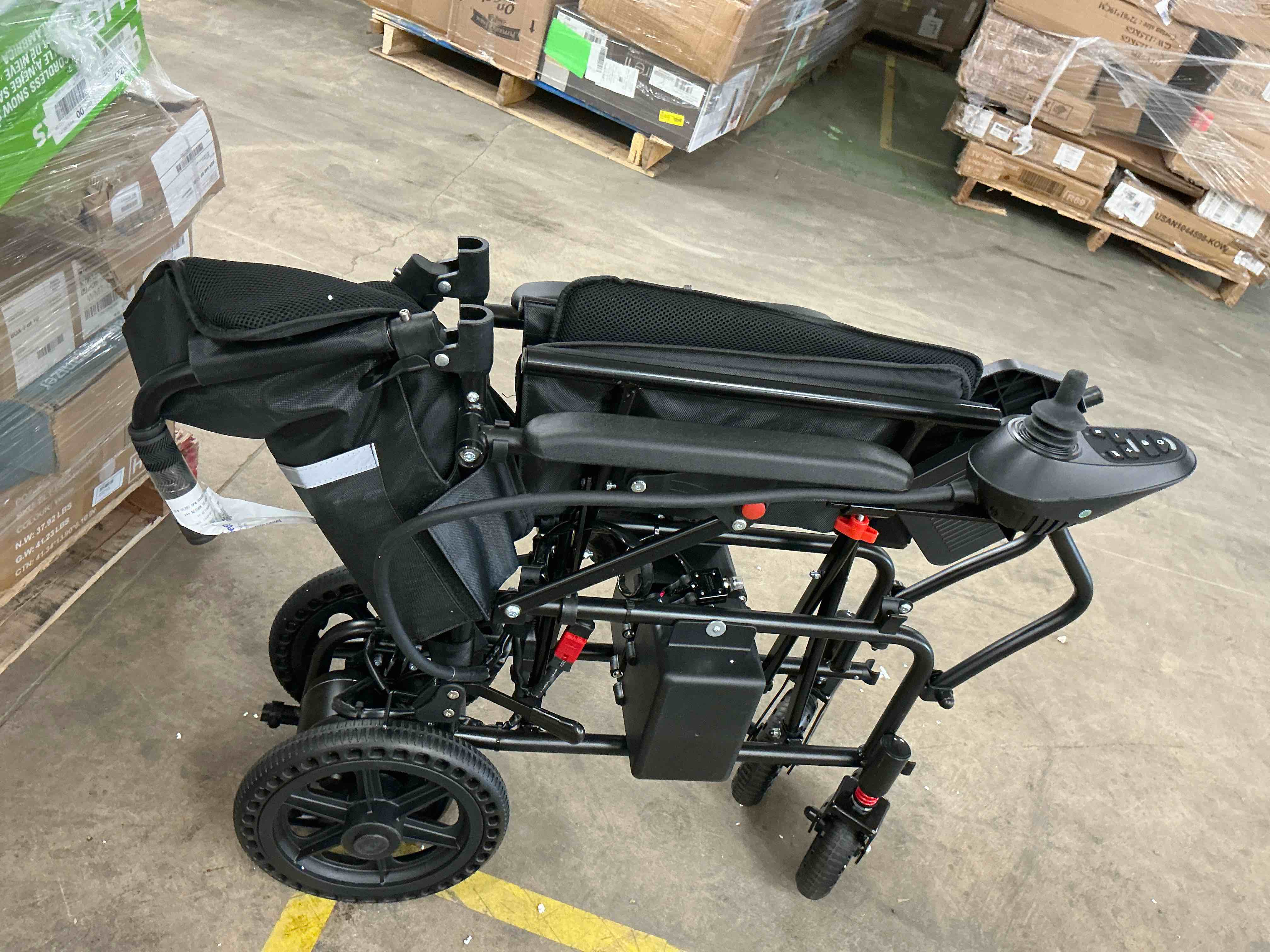 Condition photo showing Good Condition for COOLHUT Electric Wheelchair, 20+ Miles Long-Range (350LBS) Lightweight Portable Electric Wheelchair for Adults, Smart Motorized Mobility Scooter with 360° Joystick, 8-Yeas Warranty